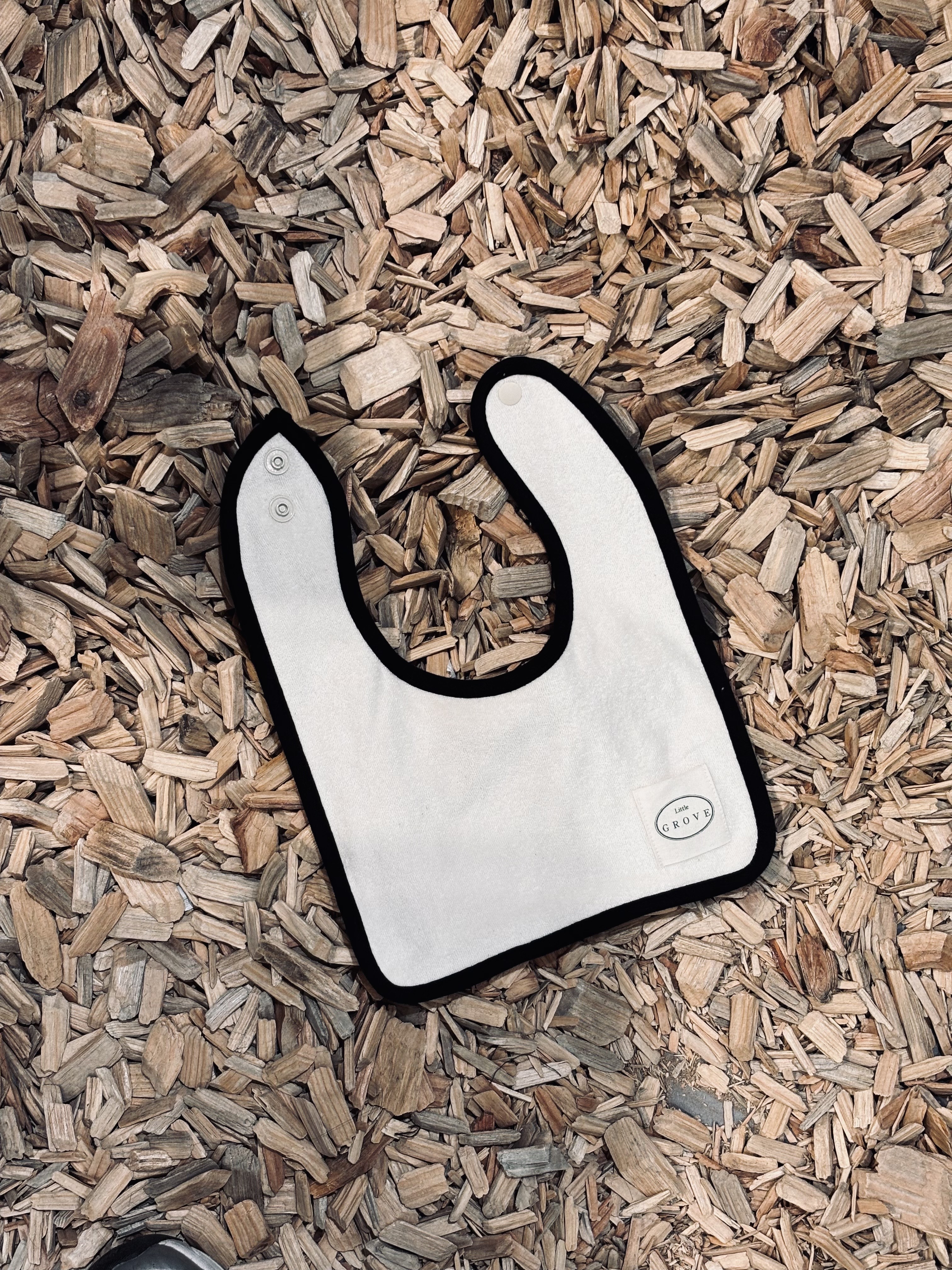 Organic square bib - Black