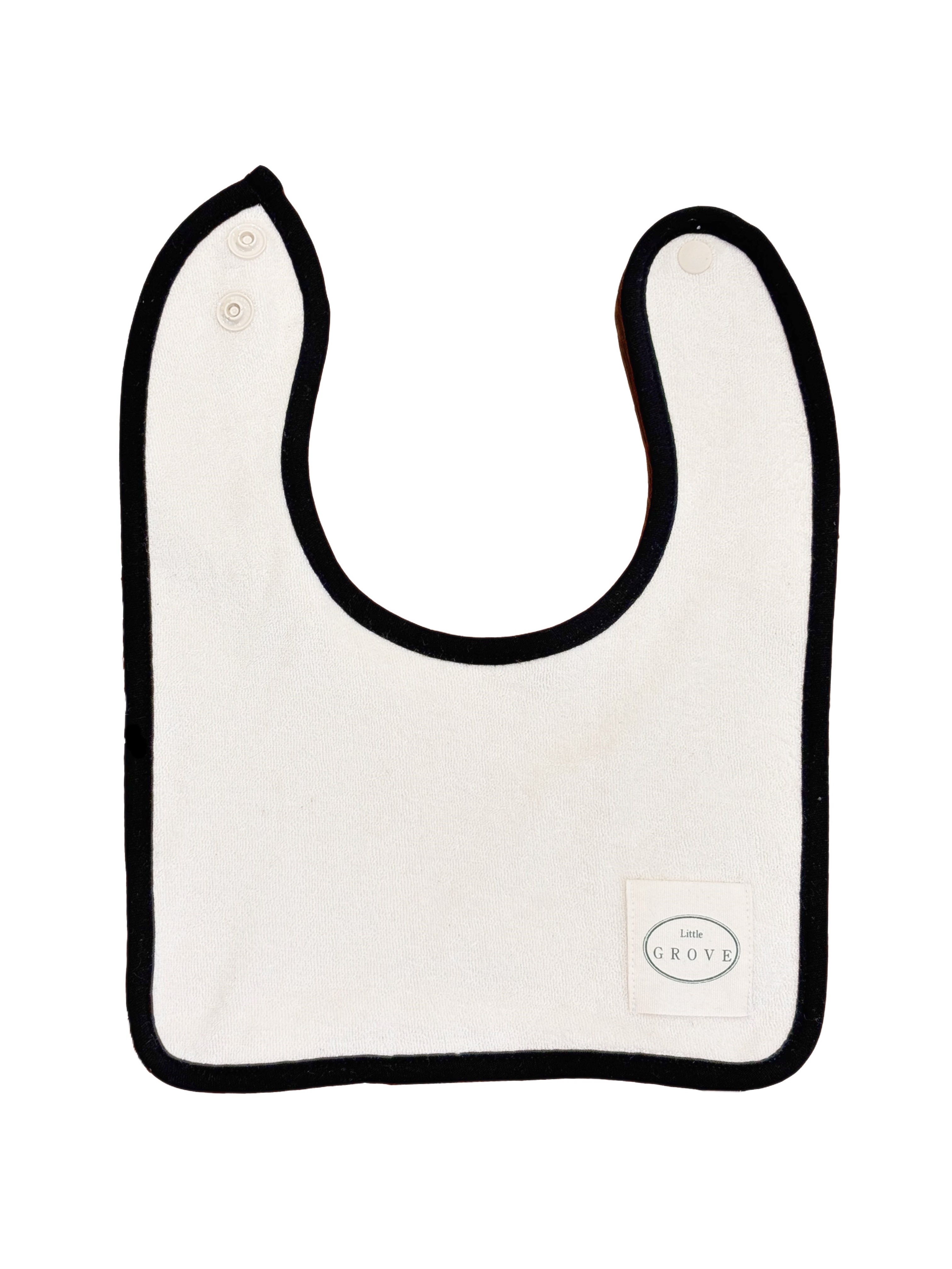 Organic square bib - Black