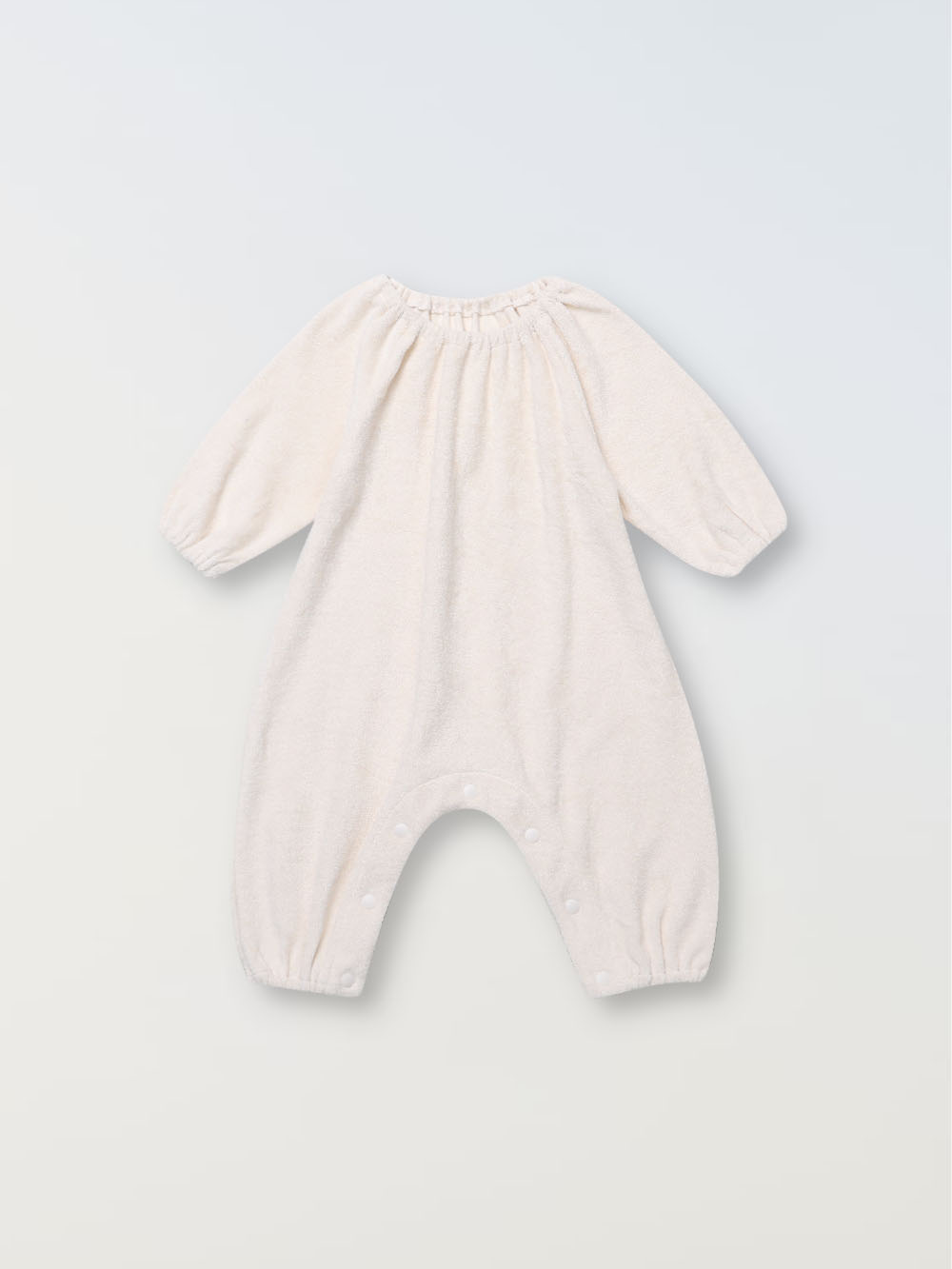 Olivia shirring jumpsuit - Cream