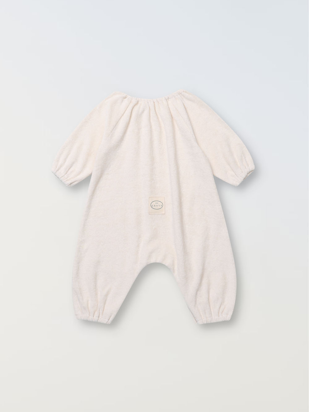 Olivia shirring jumpsuit - Cream