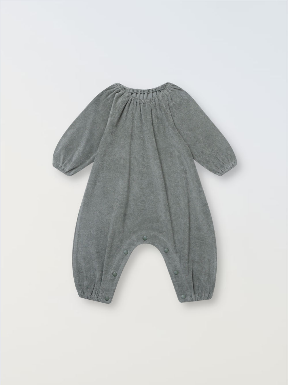 Olivia shirring jumpsuit - Olive