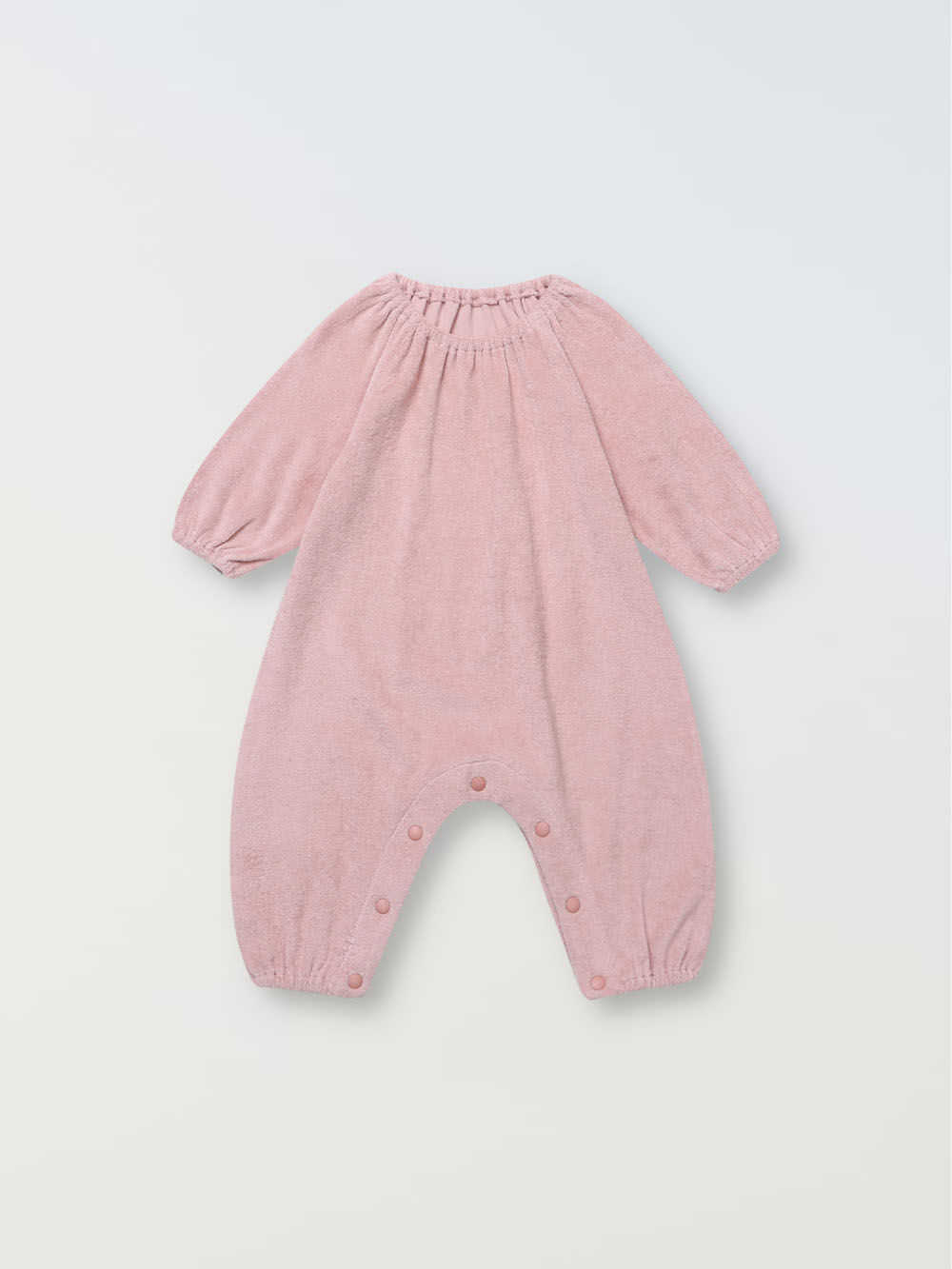 Olivia shirring jumpsuit - Mauve