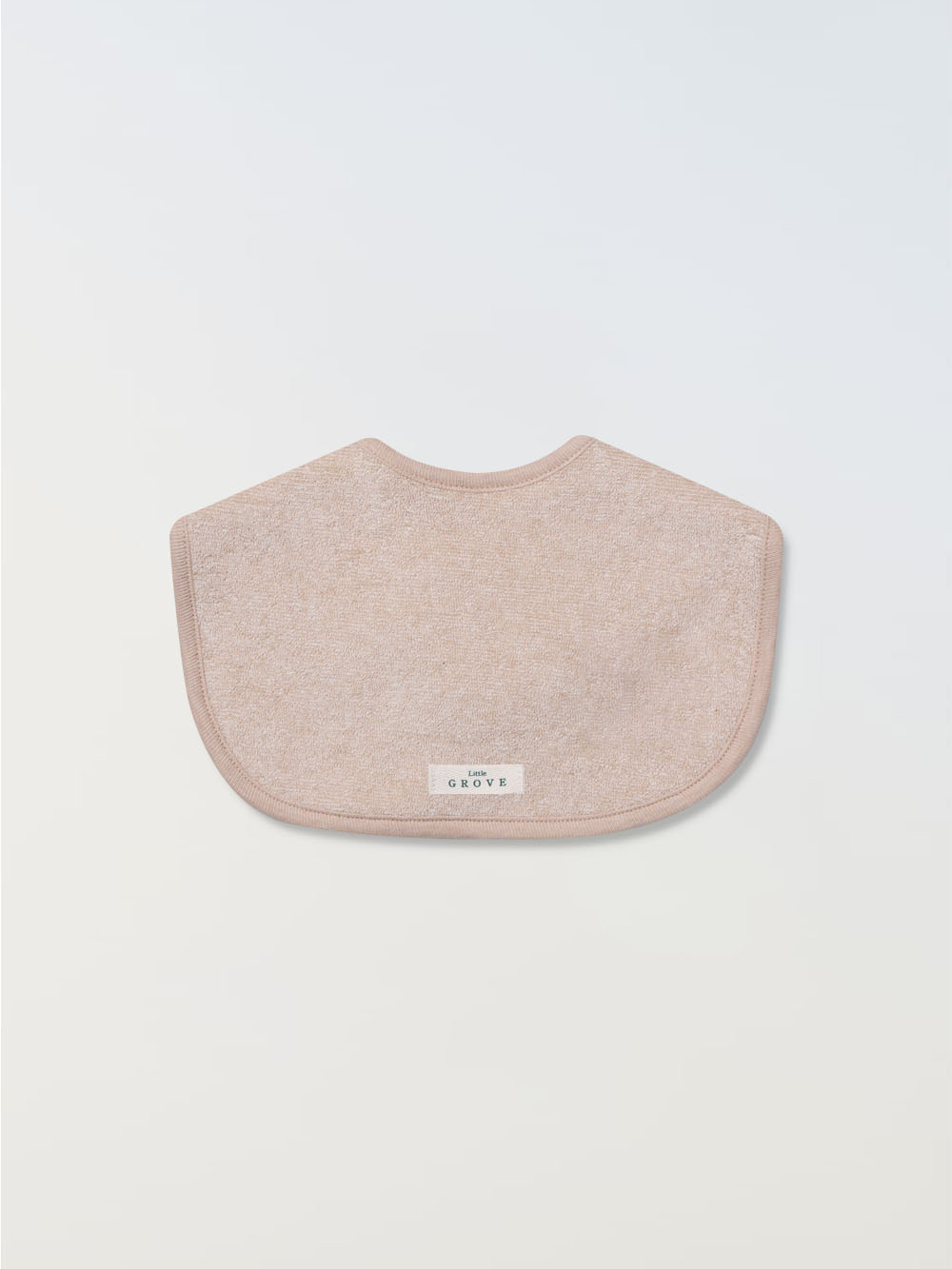 Organic round bib - Oatmeal