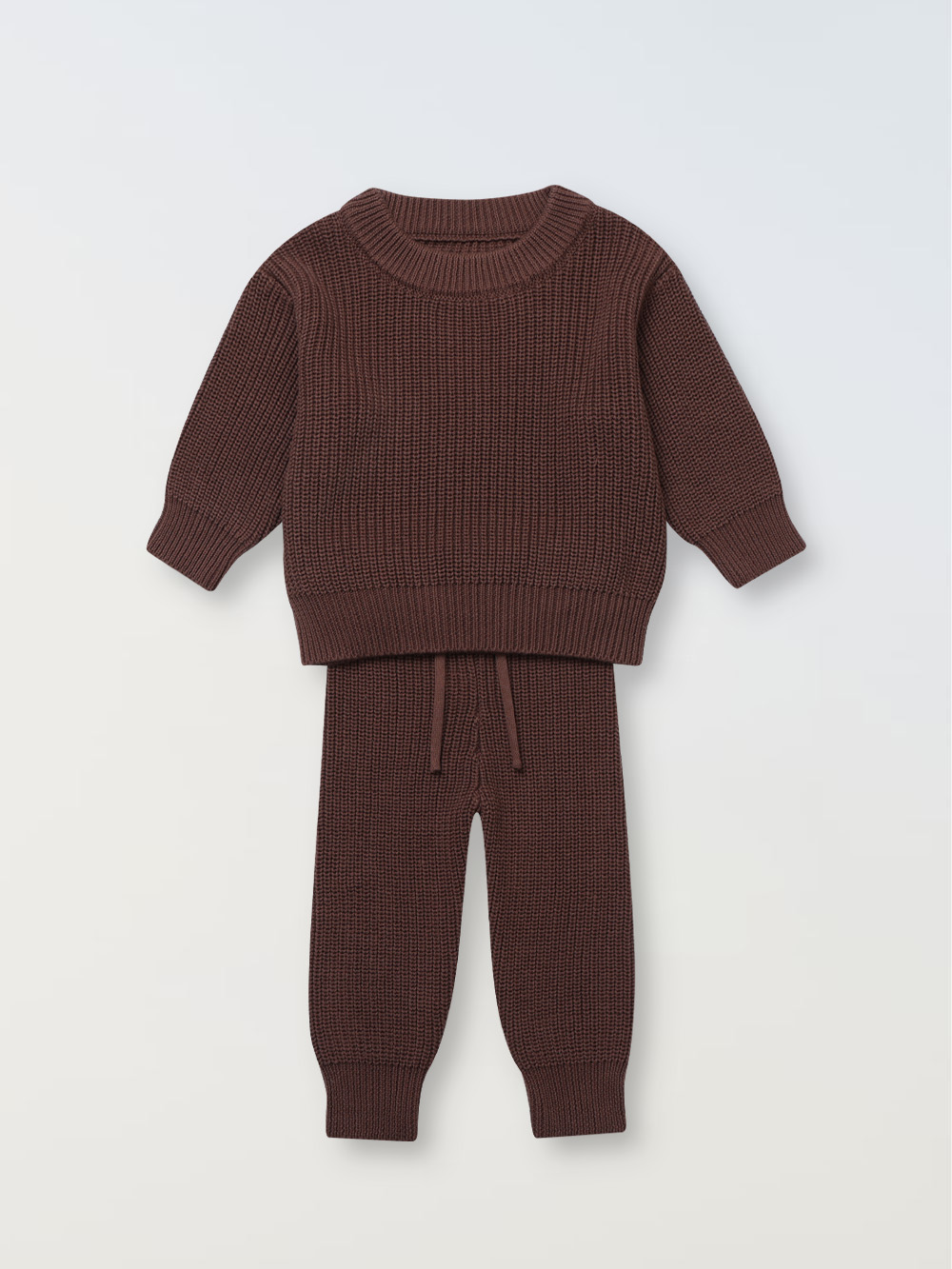 Chunky Knit set - Cocoa