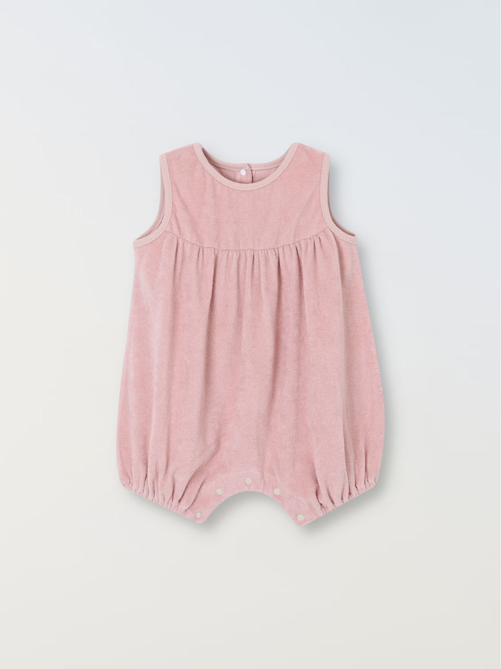 Organic Terry Baggy Overall - Mauve