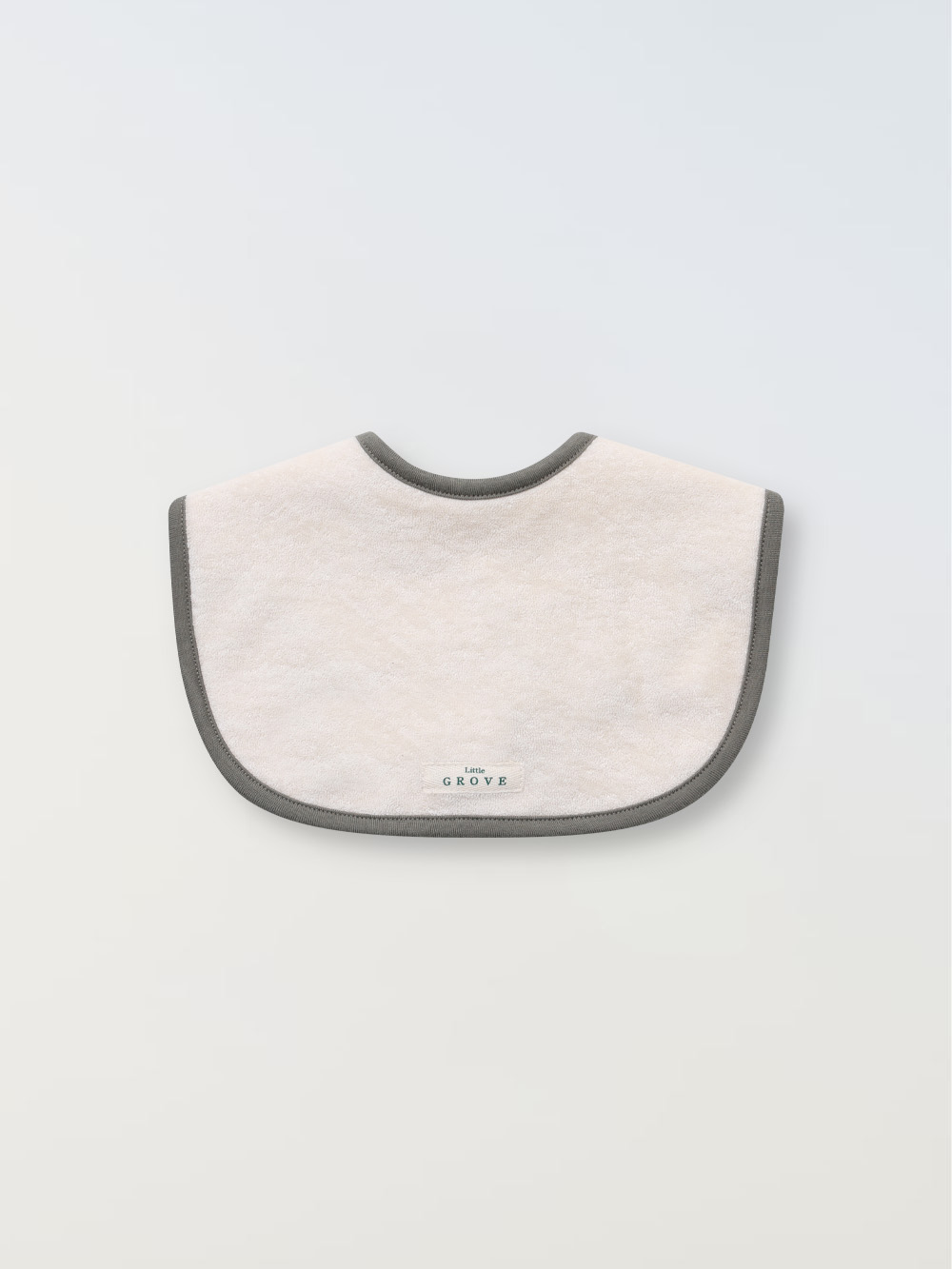 Organic round bib - Olive