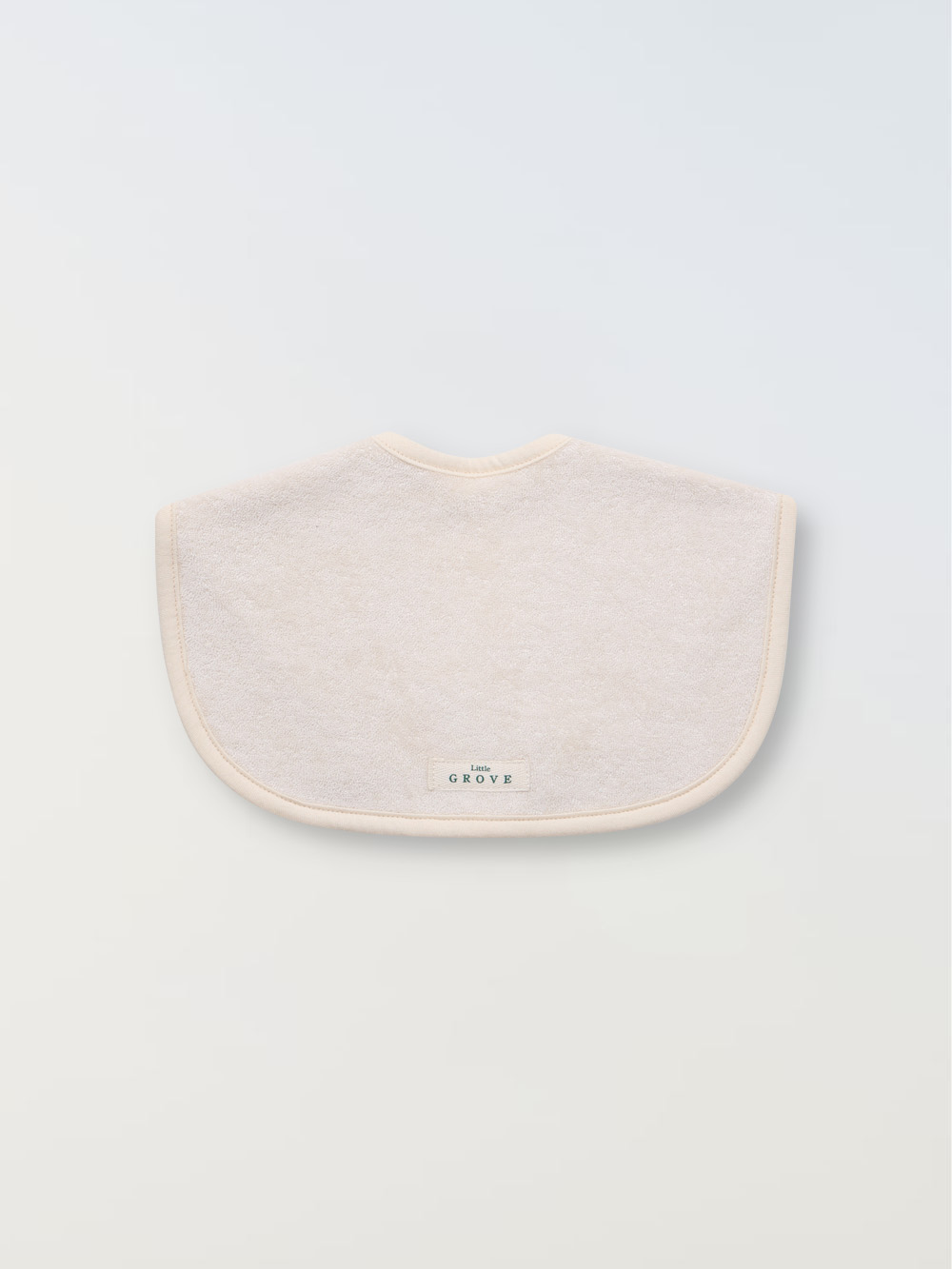 Organic round bib - Banana