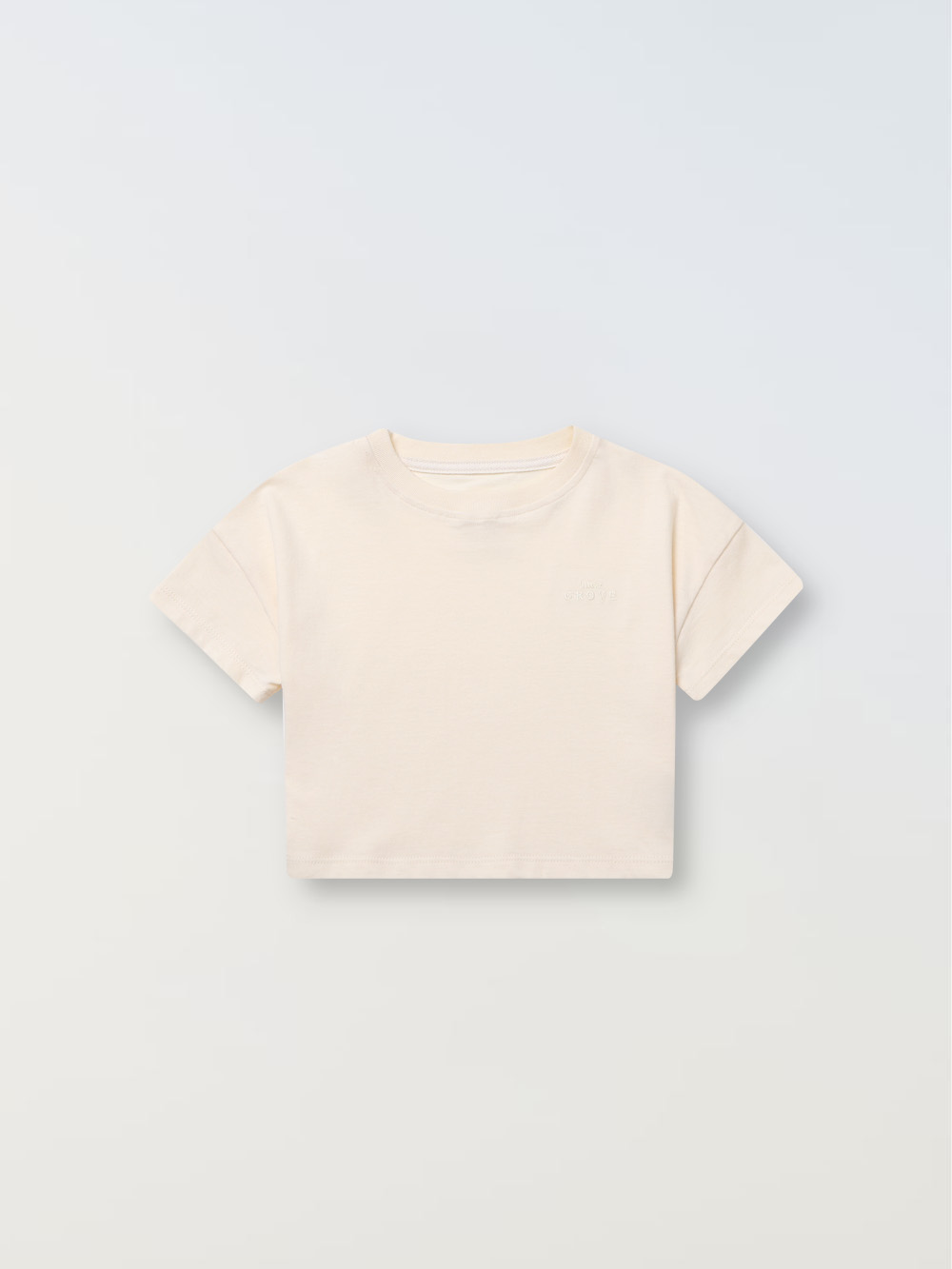 Organic cotton logo tee -Banana