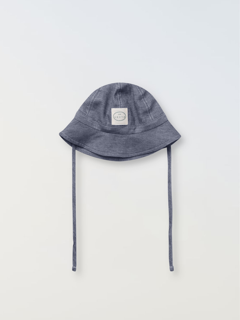 The sun hat - Melange denim