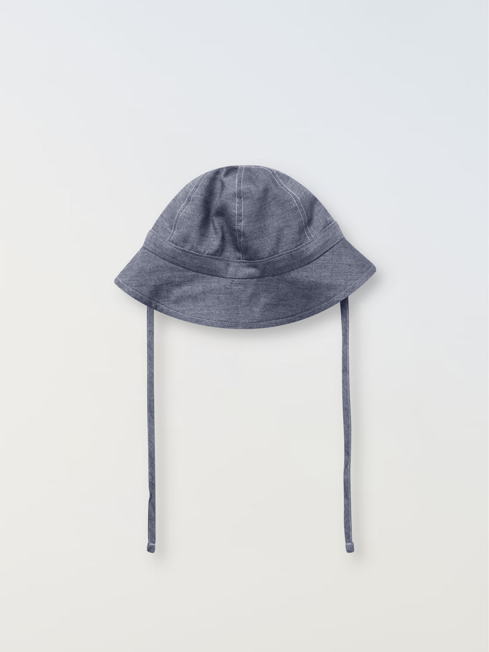The sun hat - Melange denim