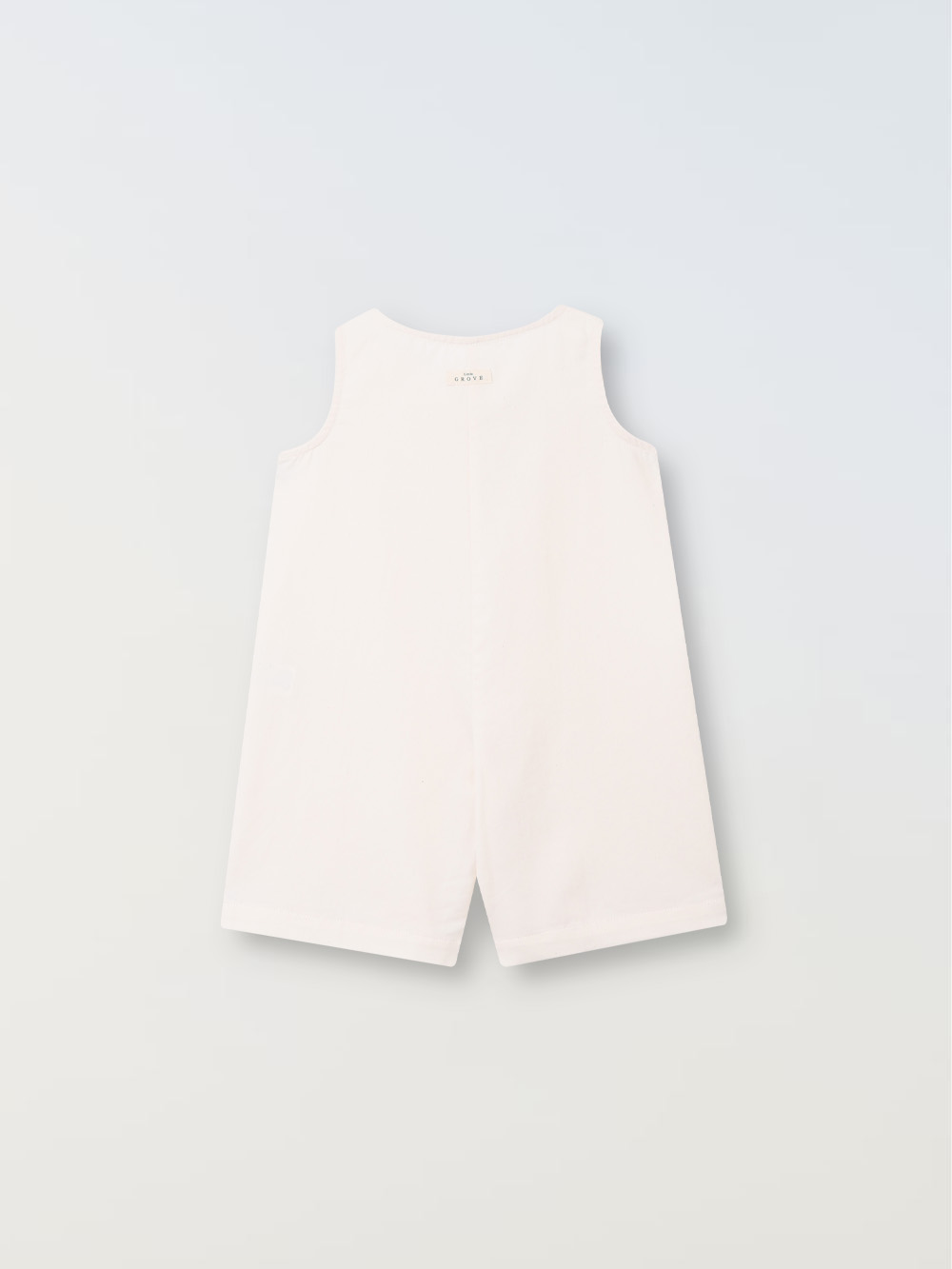 Organic cotton play romper - Natural