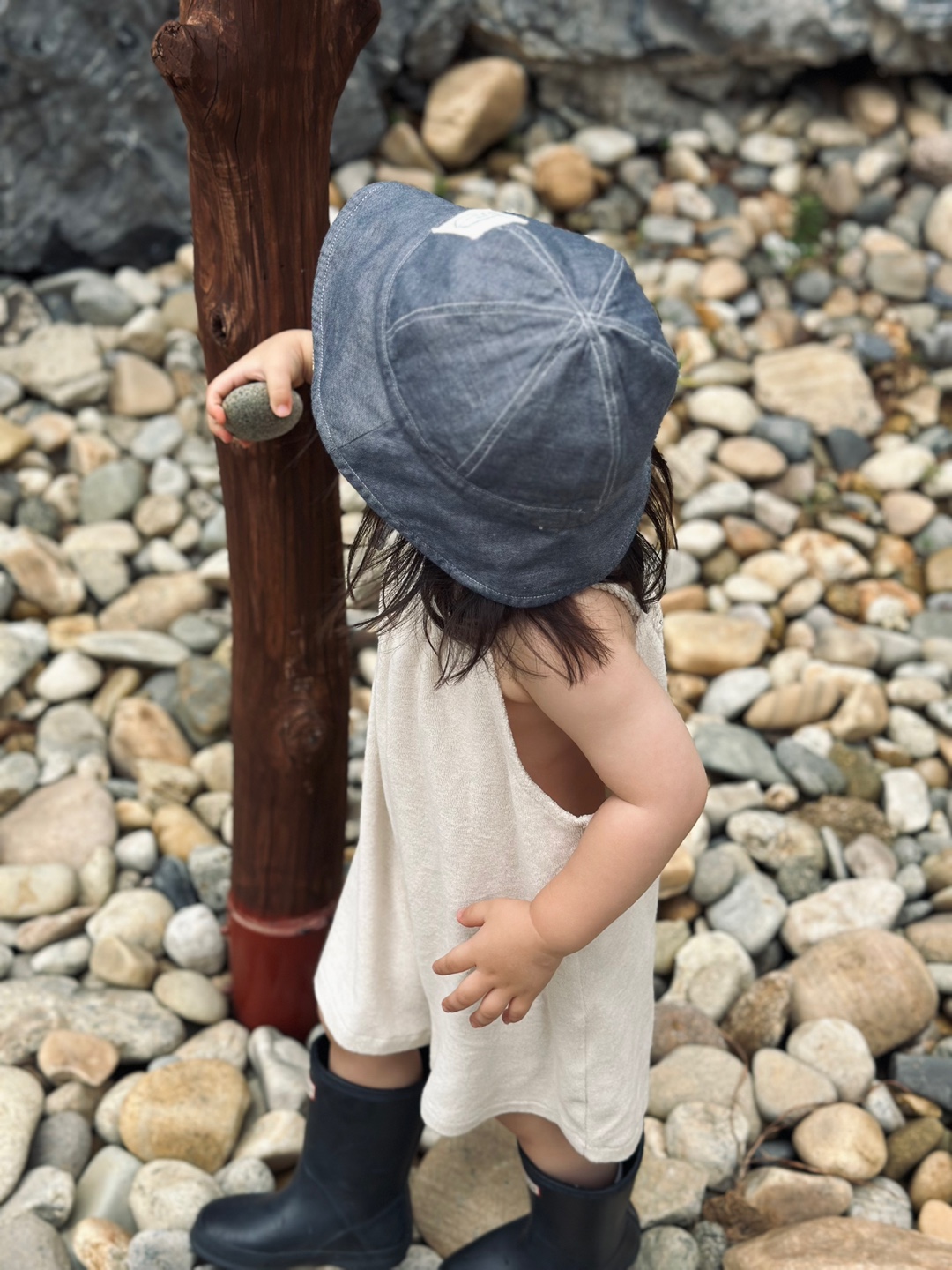 Towel rope jumpsuit - cream