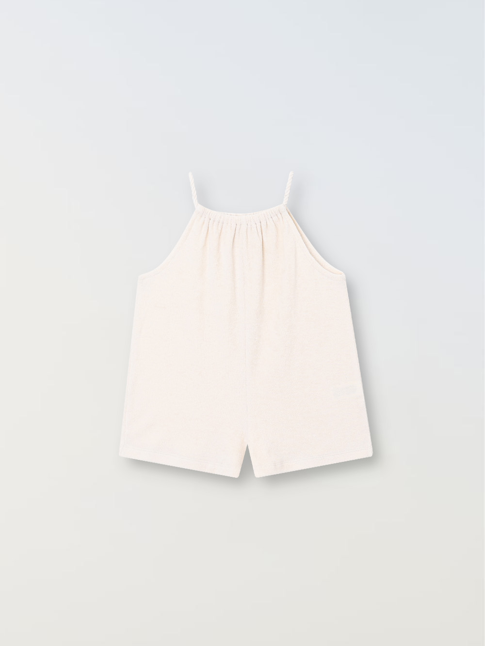 Towel rope jumpsuit - cream