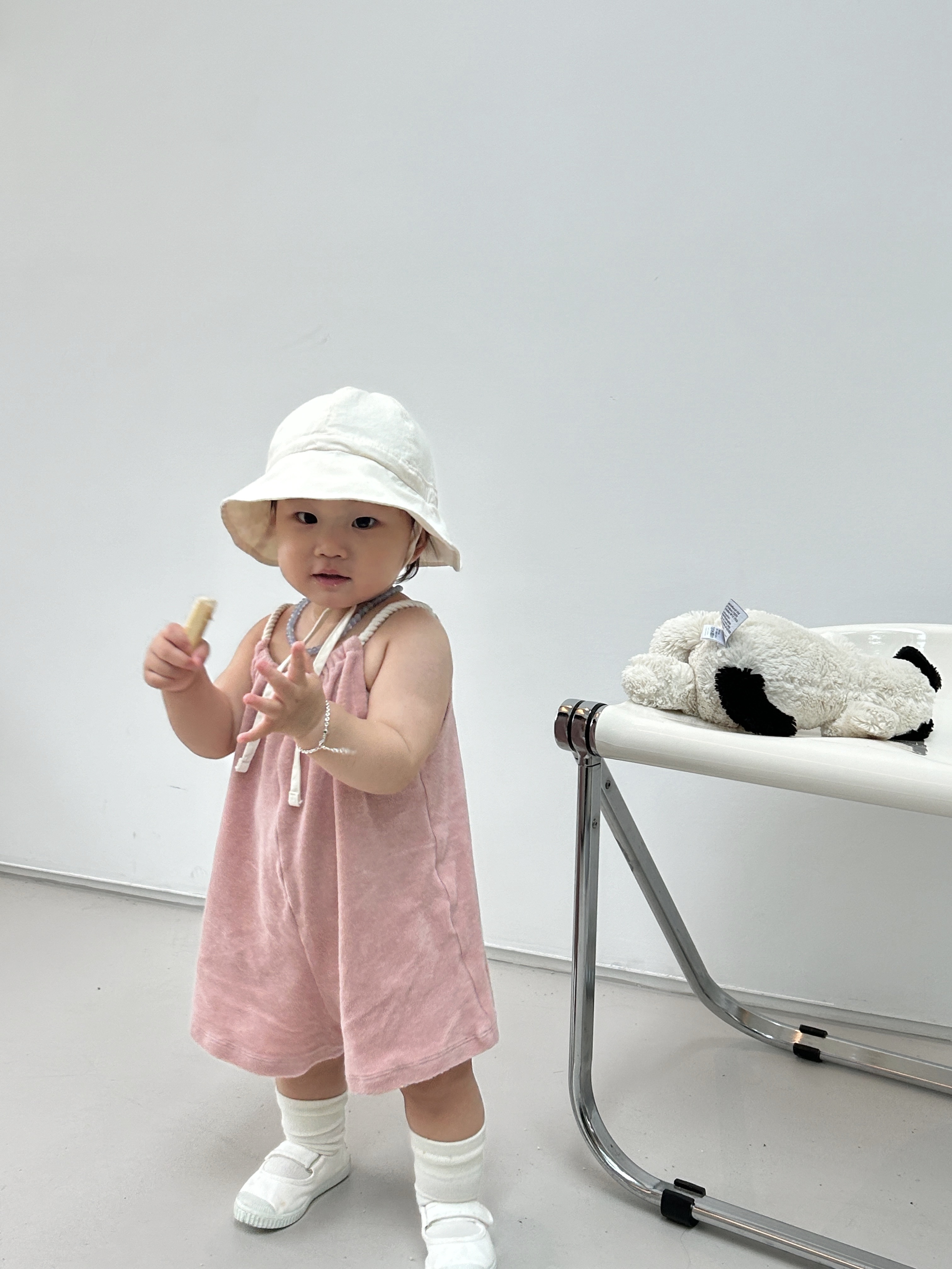 Towel rope jumpsuit - mauve