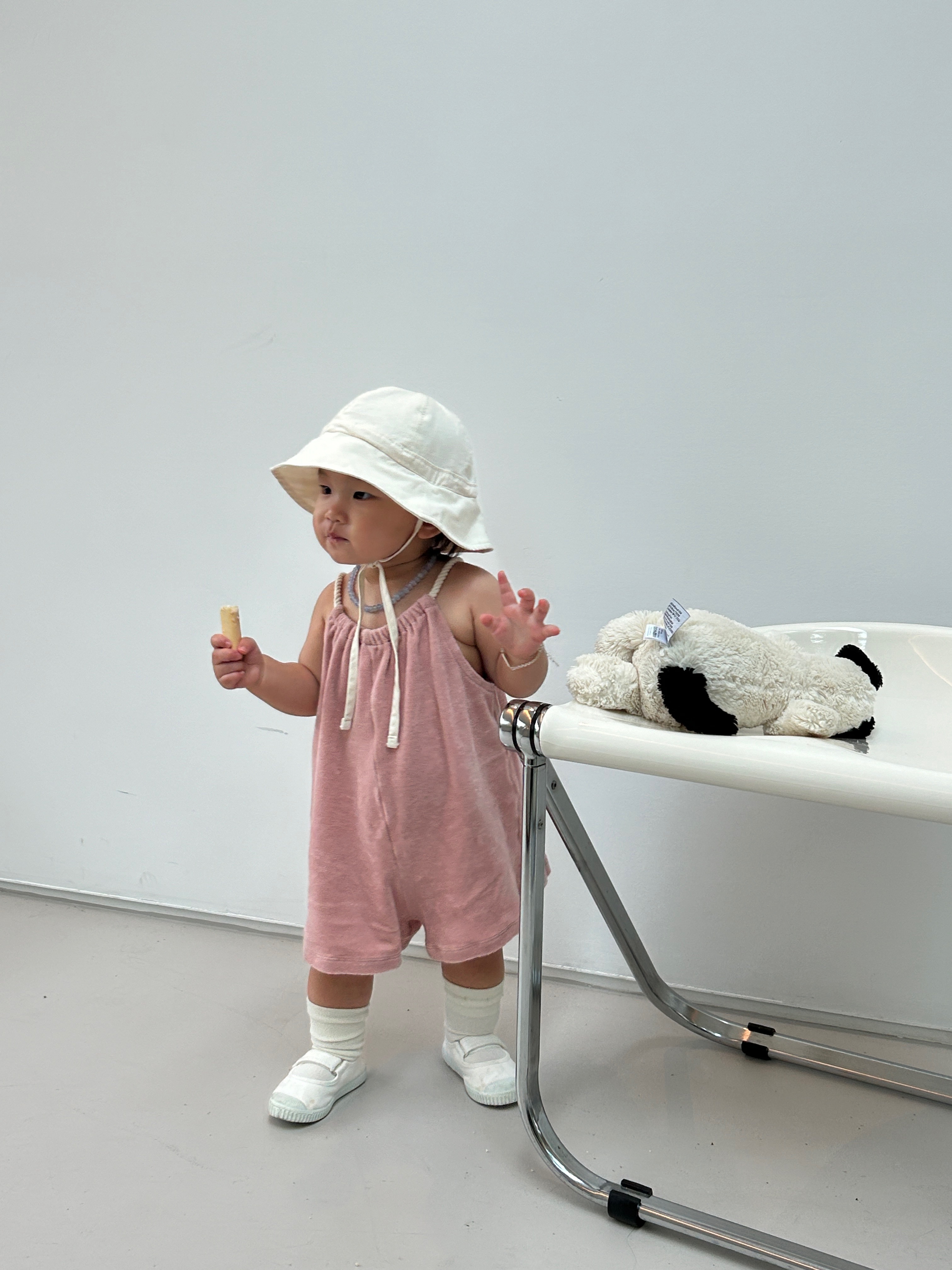 Towel rope jumpsuit - mauve