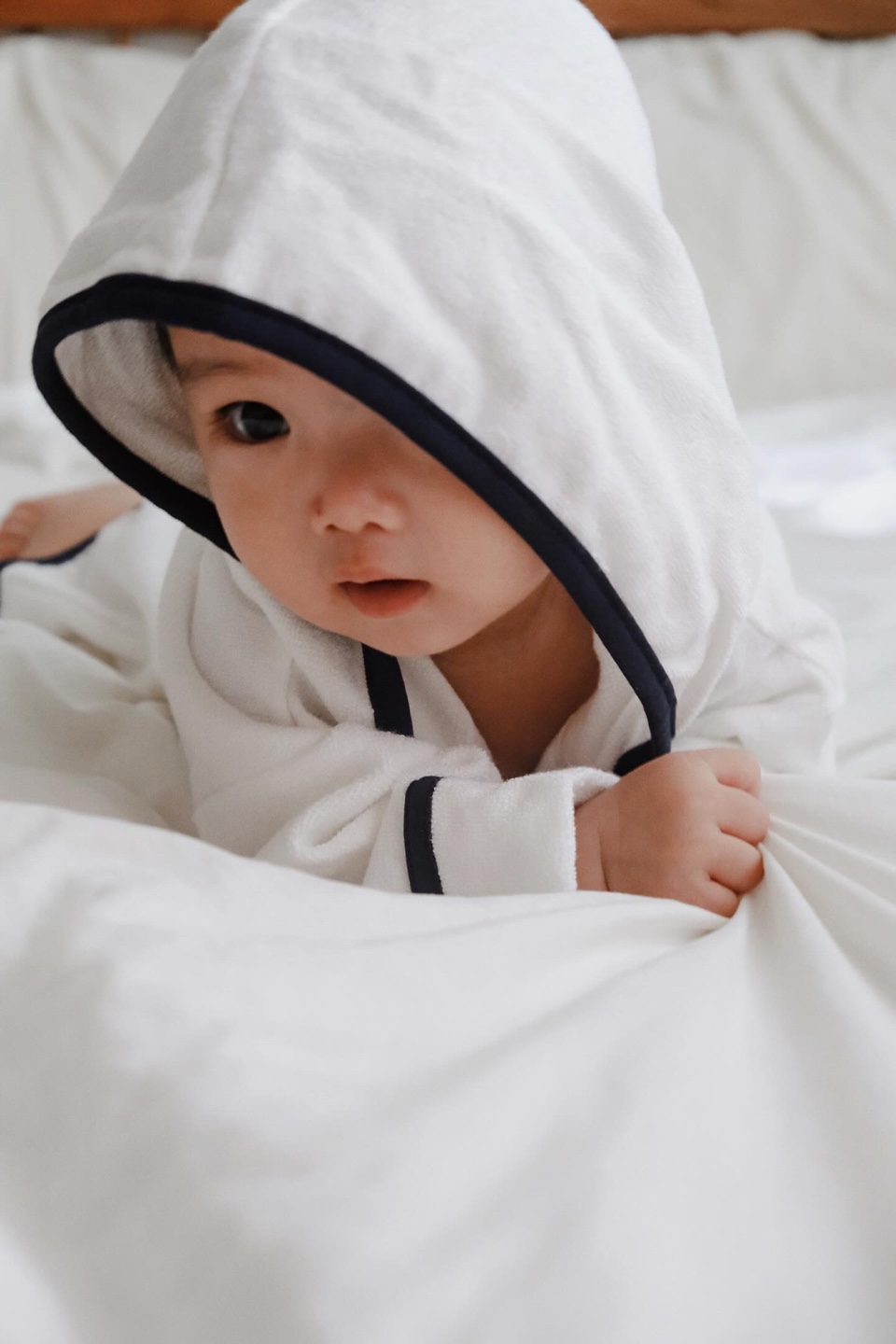 Eco bamboo robe - Brick