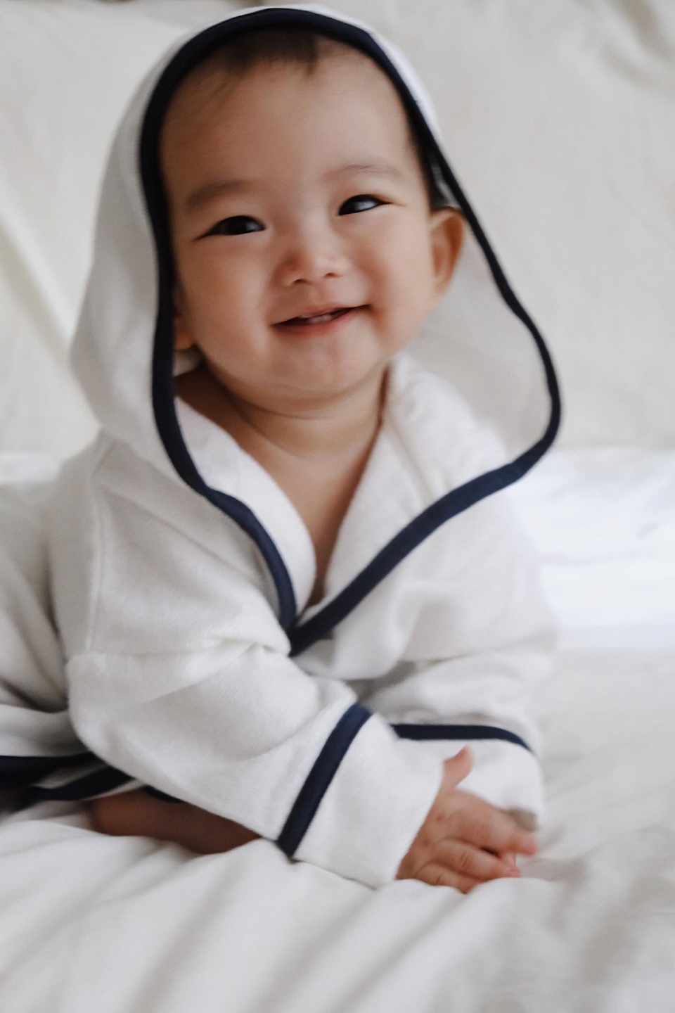 Eco bamboo robe - Brick