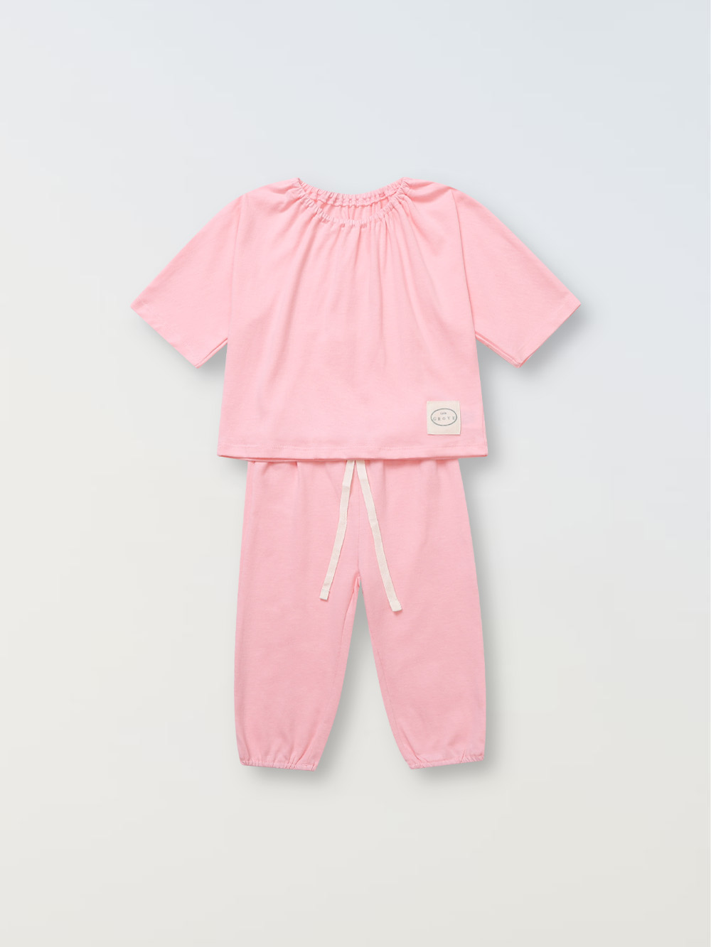 Colored shirring set up - Bubblegum pink