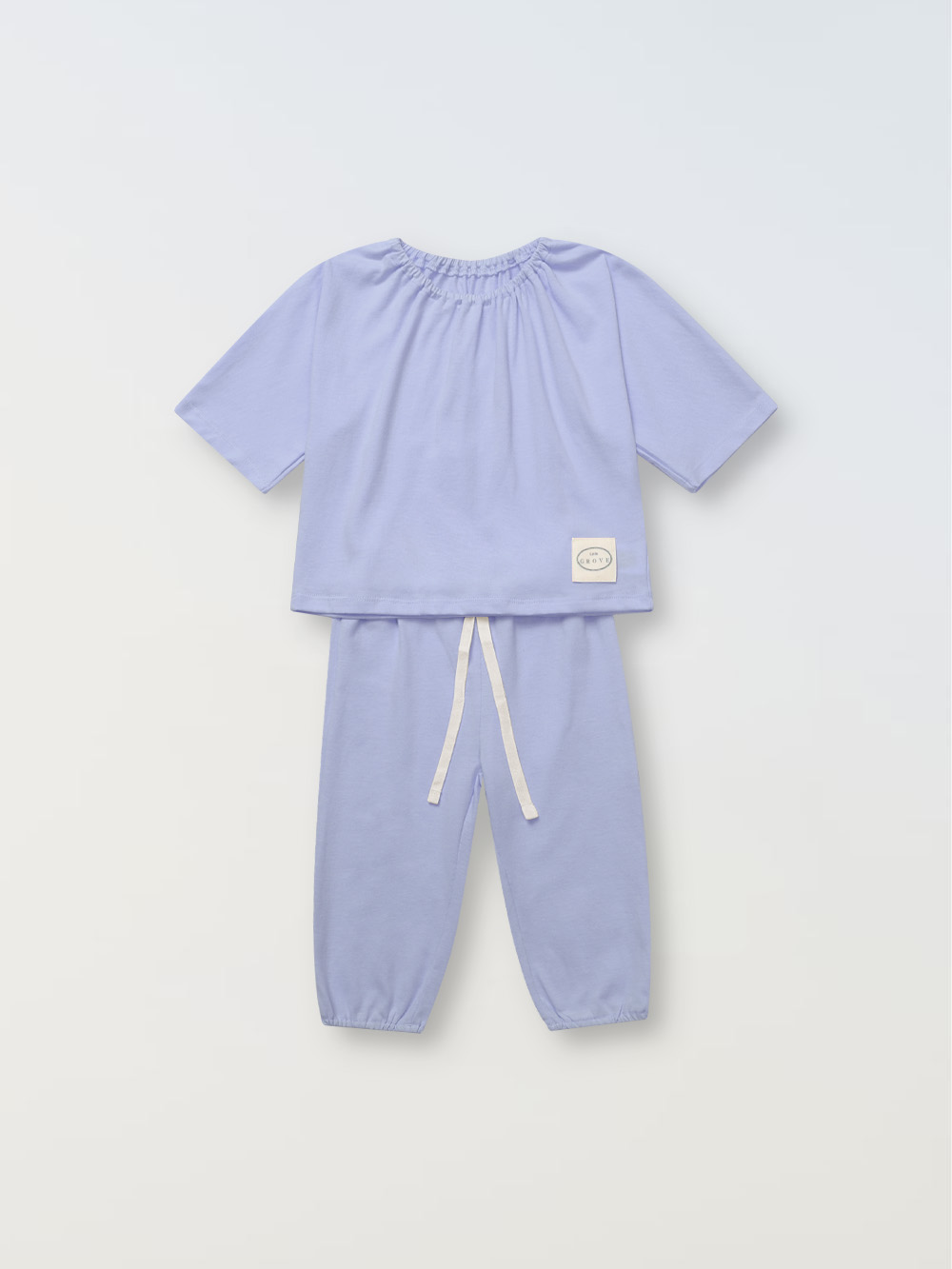 Colored shirring set up - Light blue