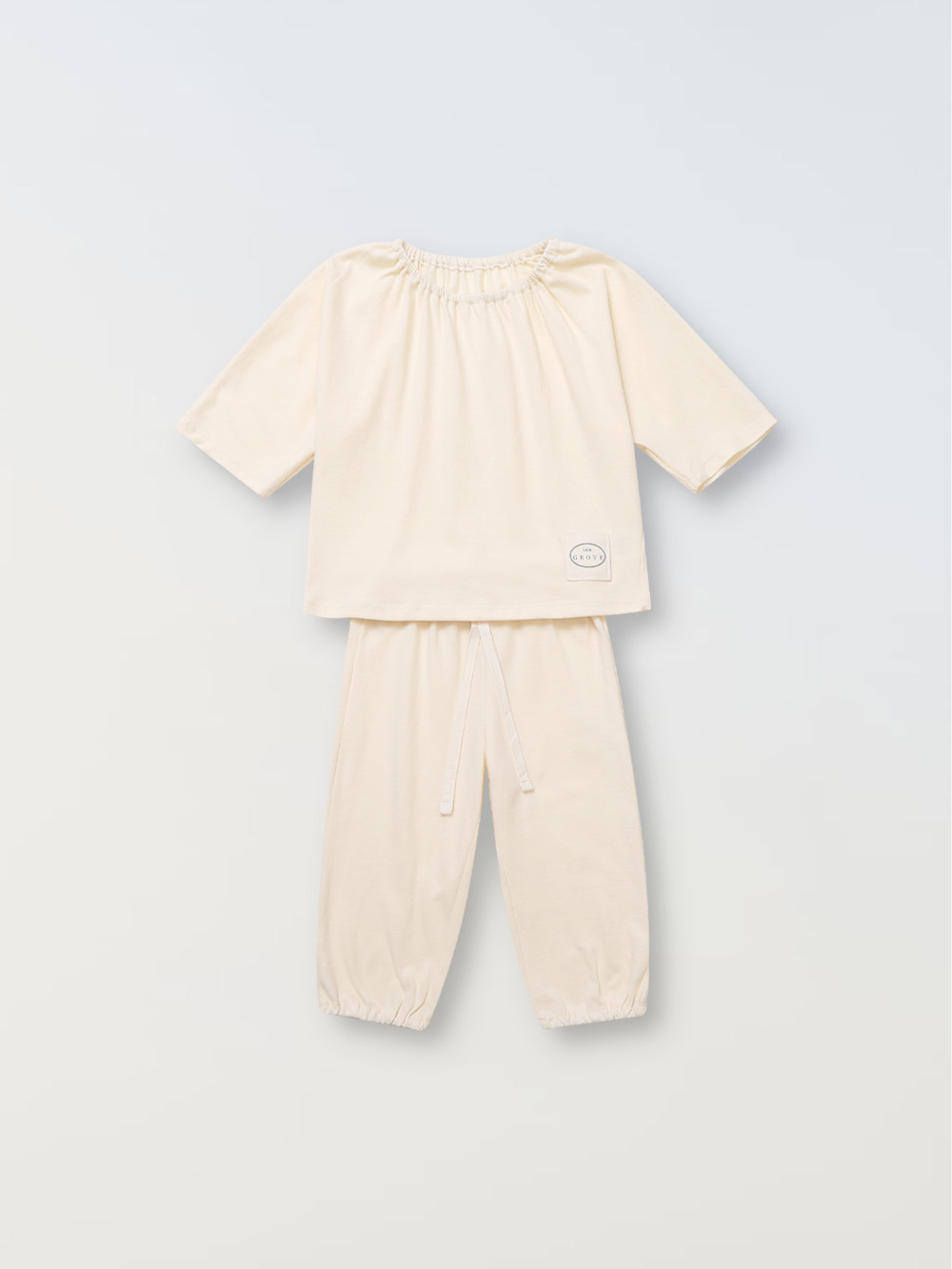 Colored shirring set up - Banana