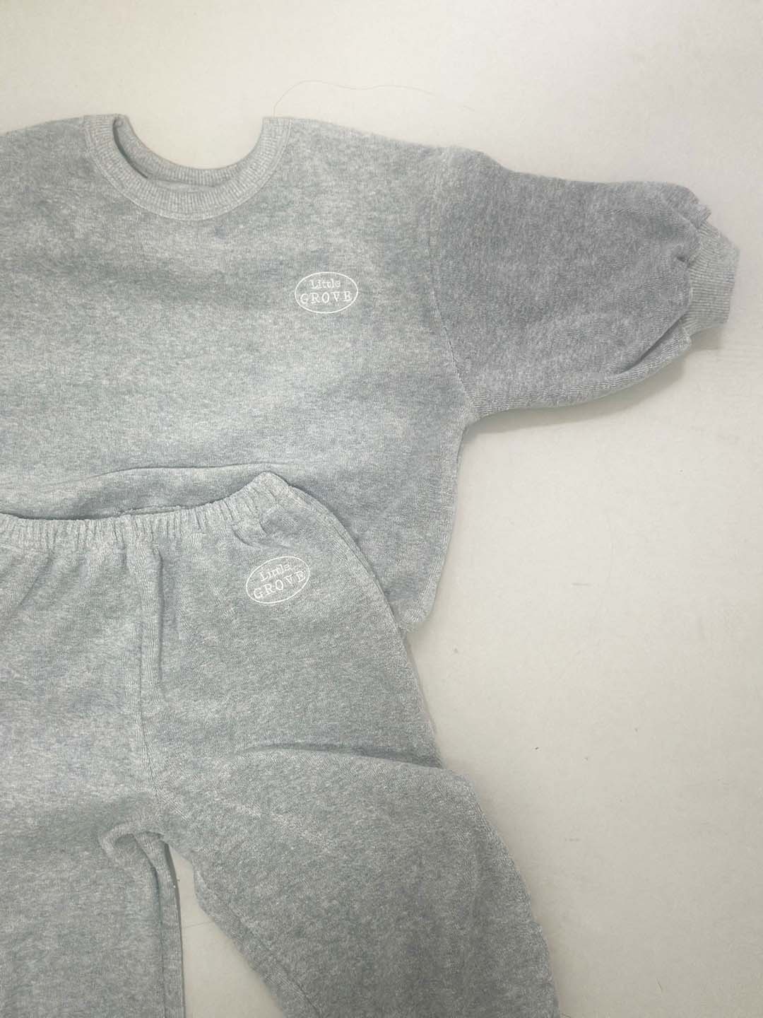Logo Tracksuit - Melange grey