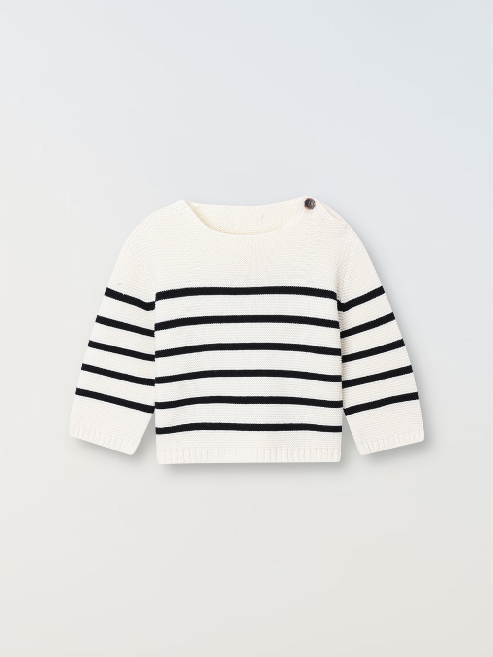 Martin stripe sweater - cream/black
