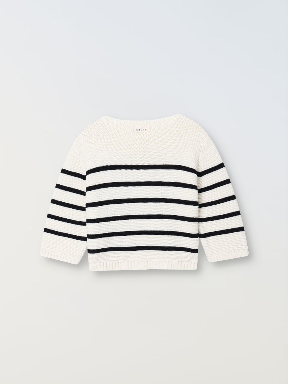 Martin stripe sweater - cream/black