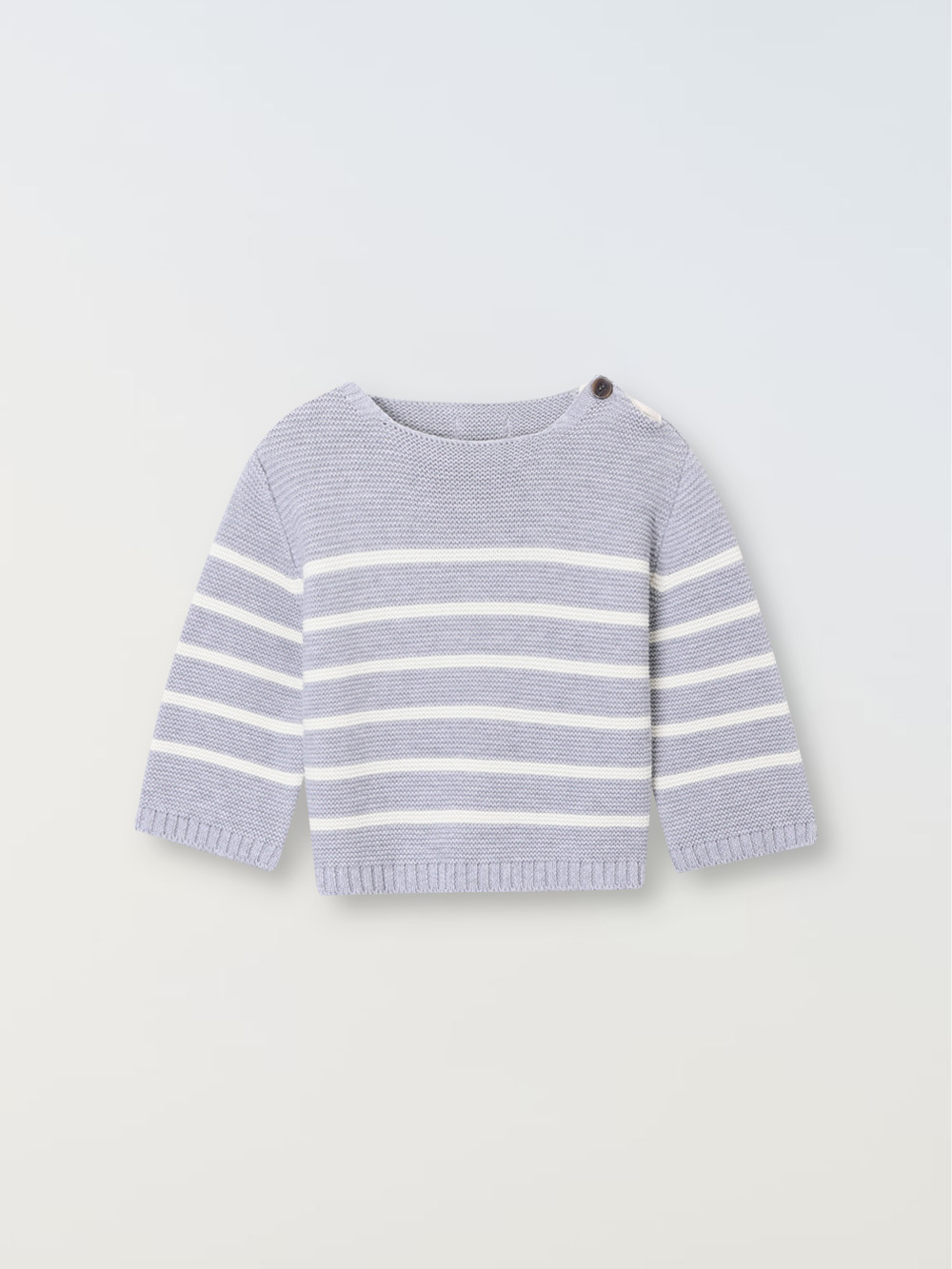 Martin stripe sweater - grey/cream