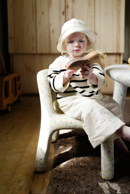 Martin stripe sweater - cream/black