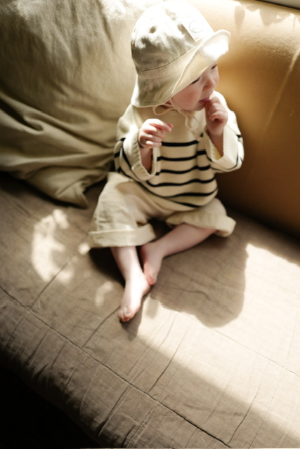 Martin stripe sweater - cream/black