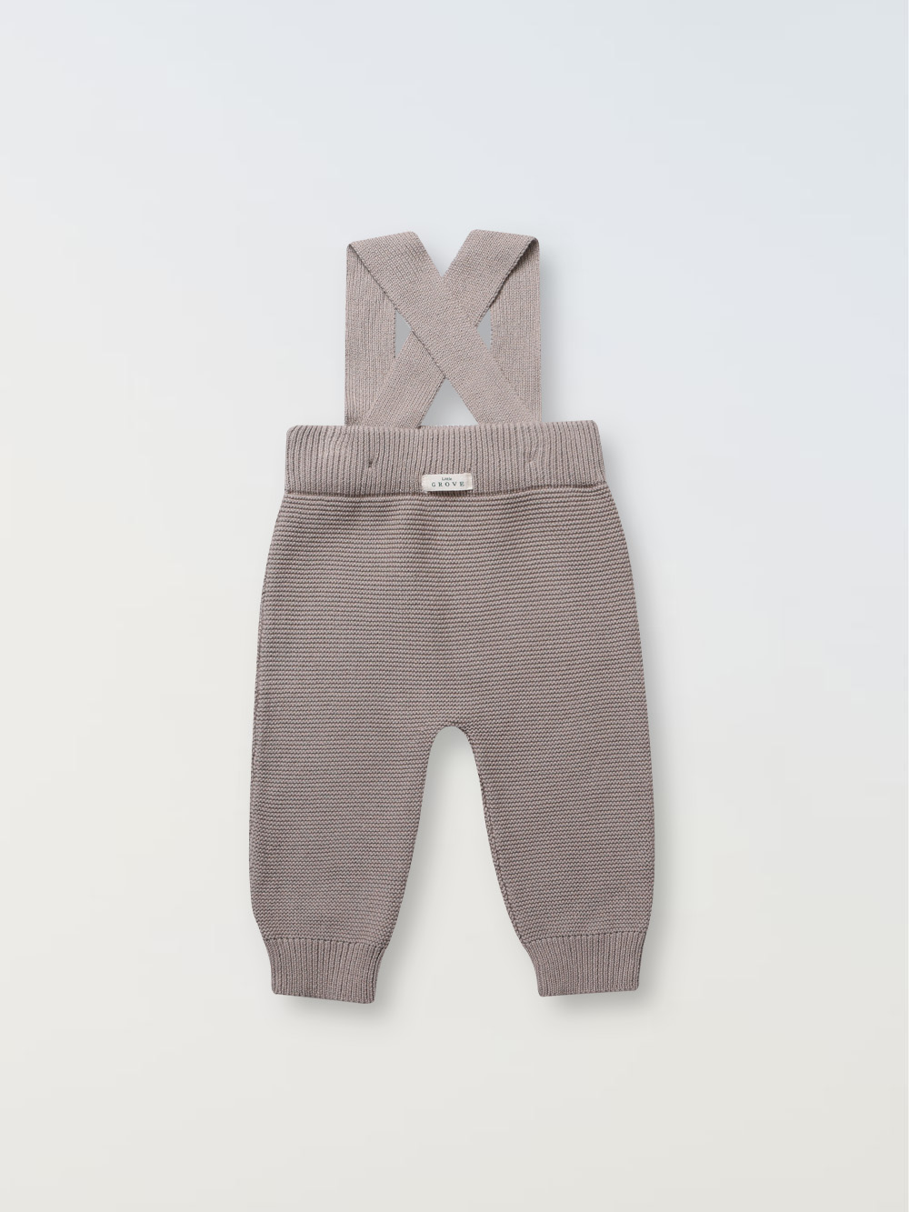 hailey knit dungarees - browine