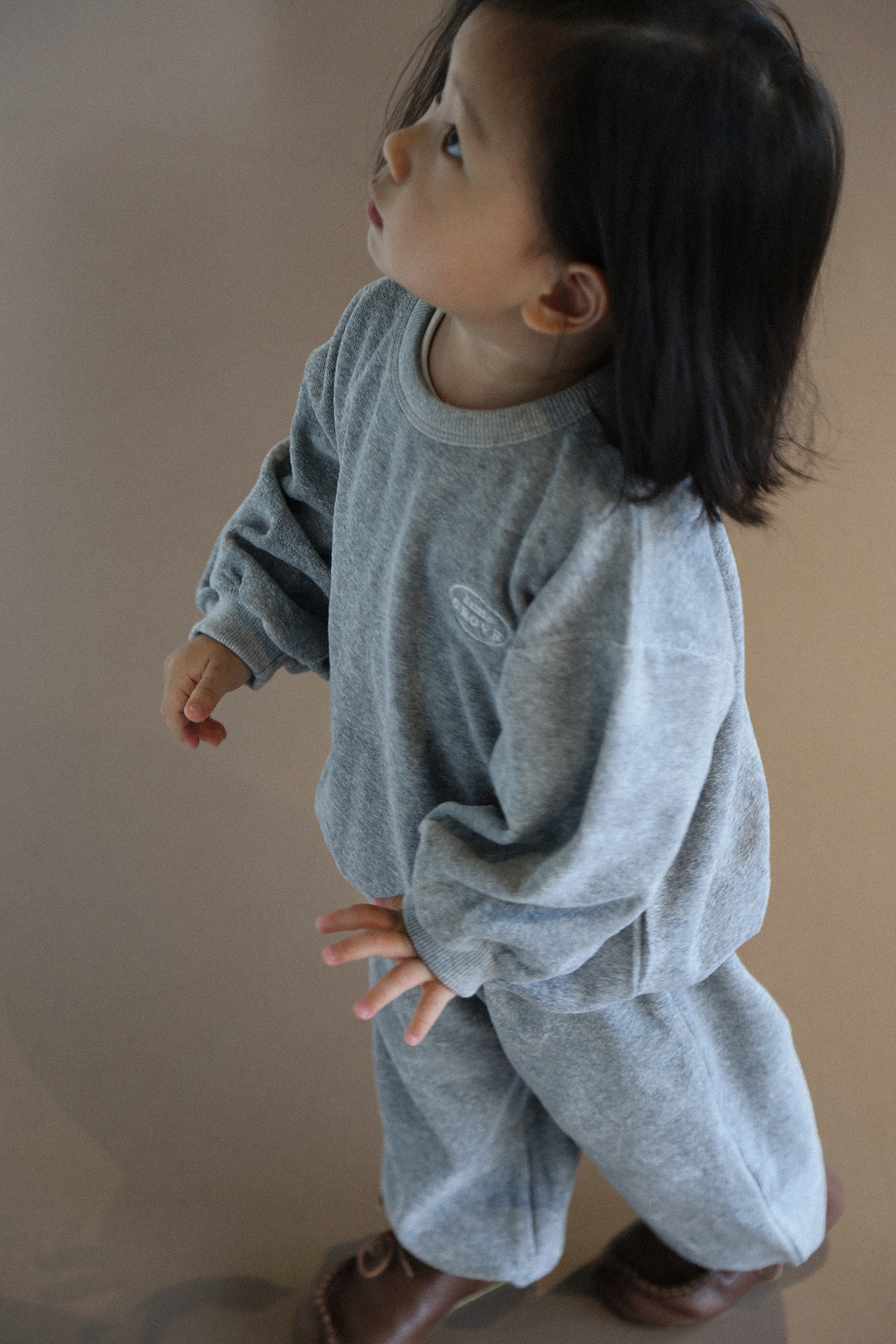 Logo Tracksuit - Melange grey