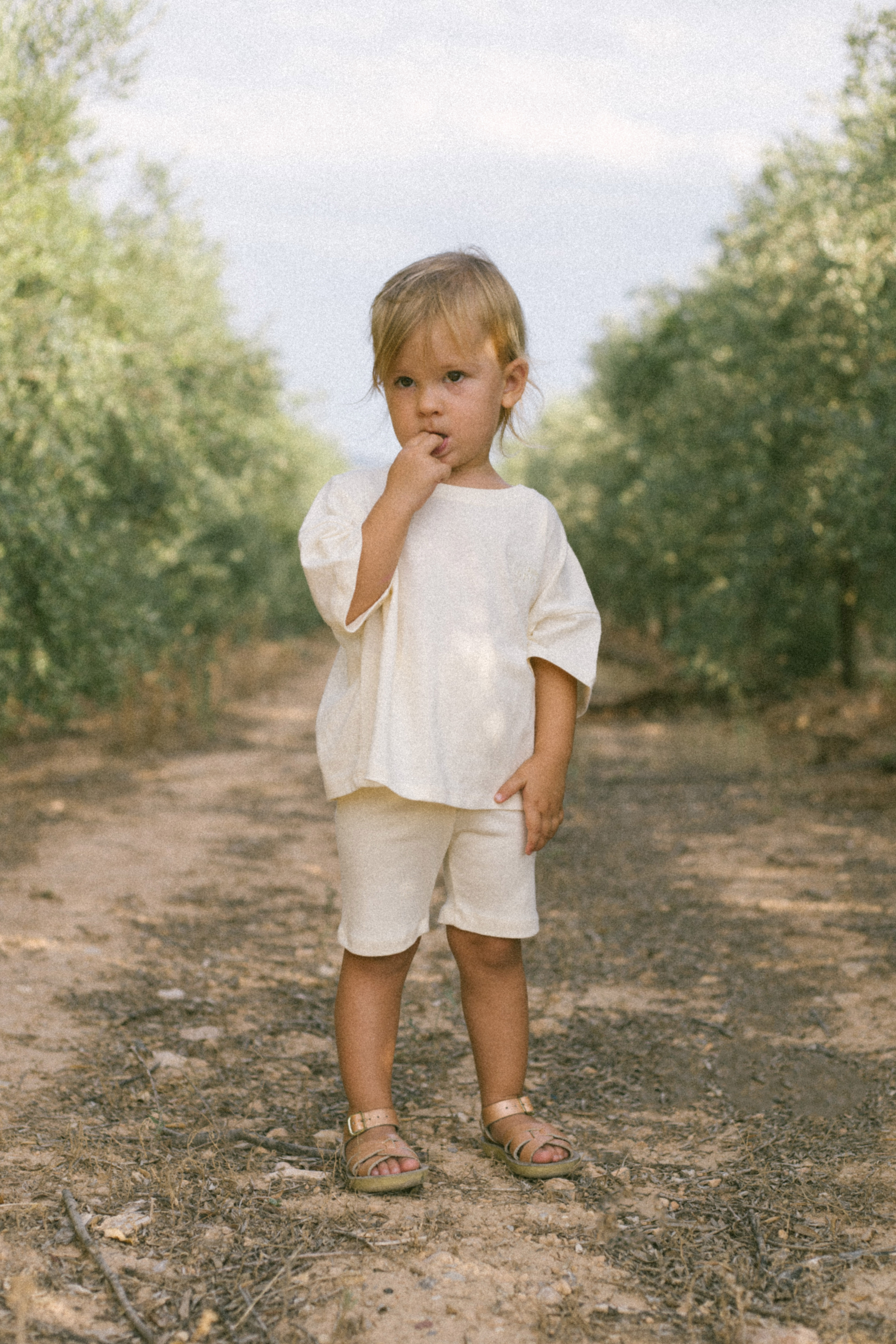 Organic cotton logo tee -Banana