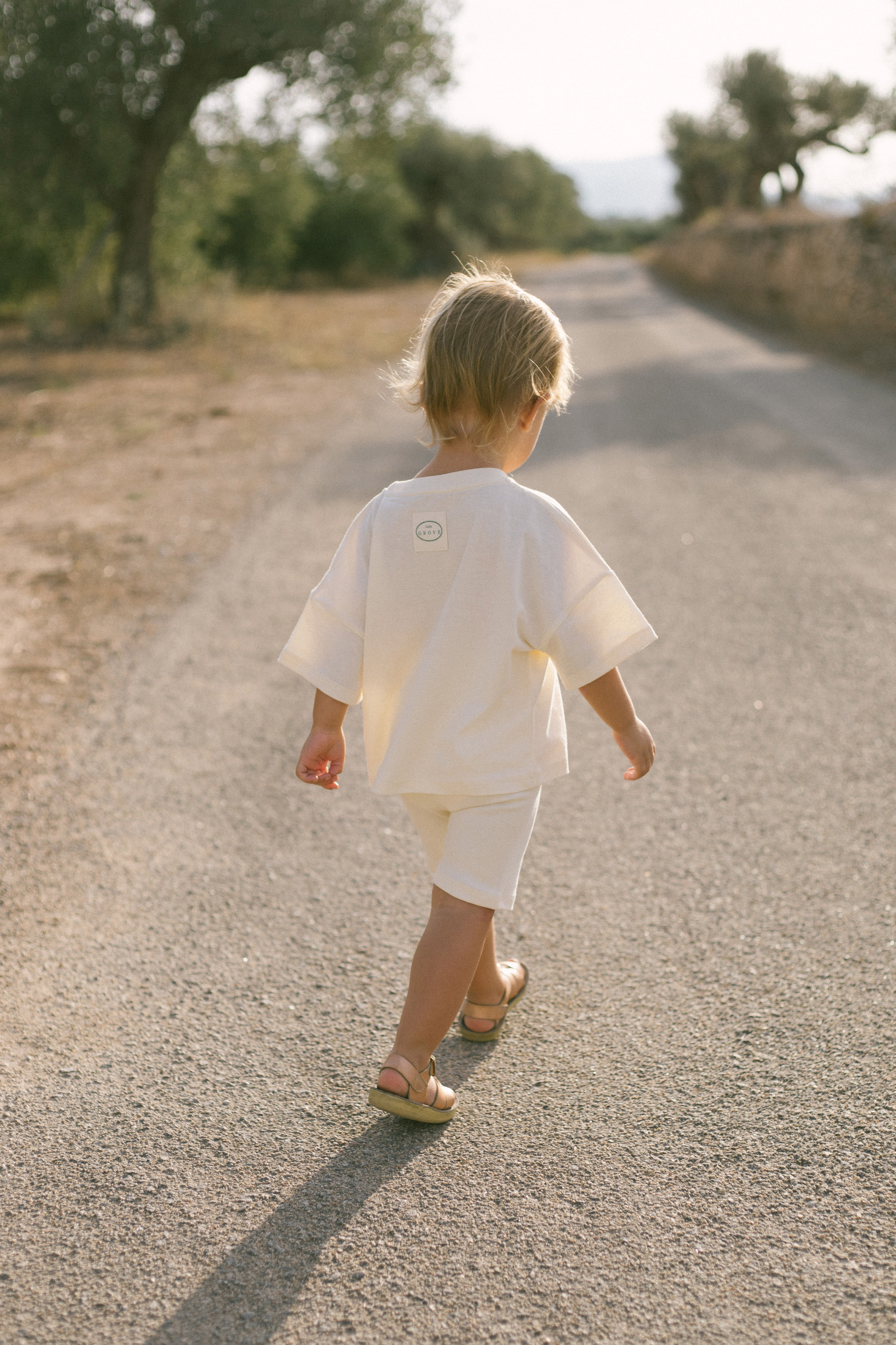 Organic cotton logo tee -Banana