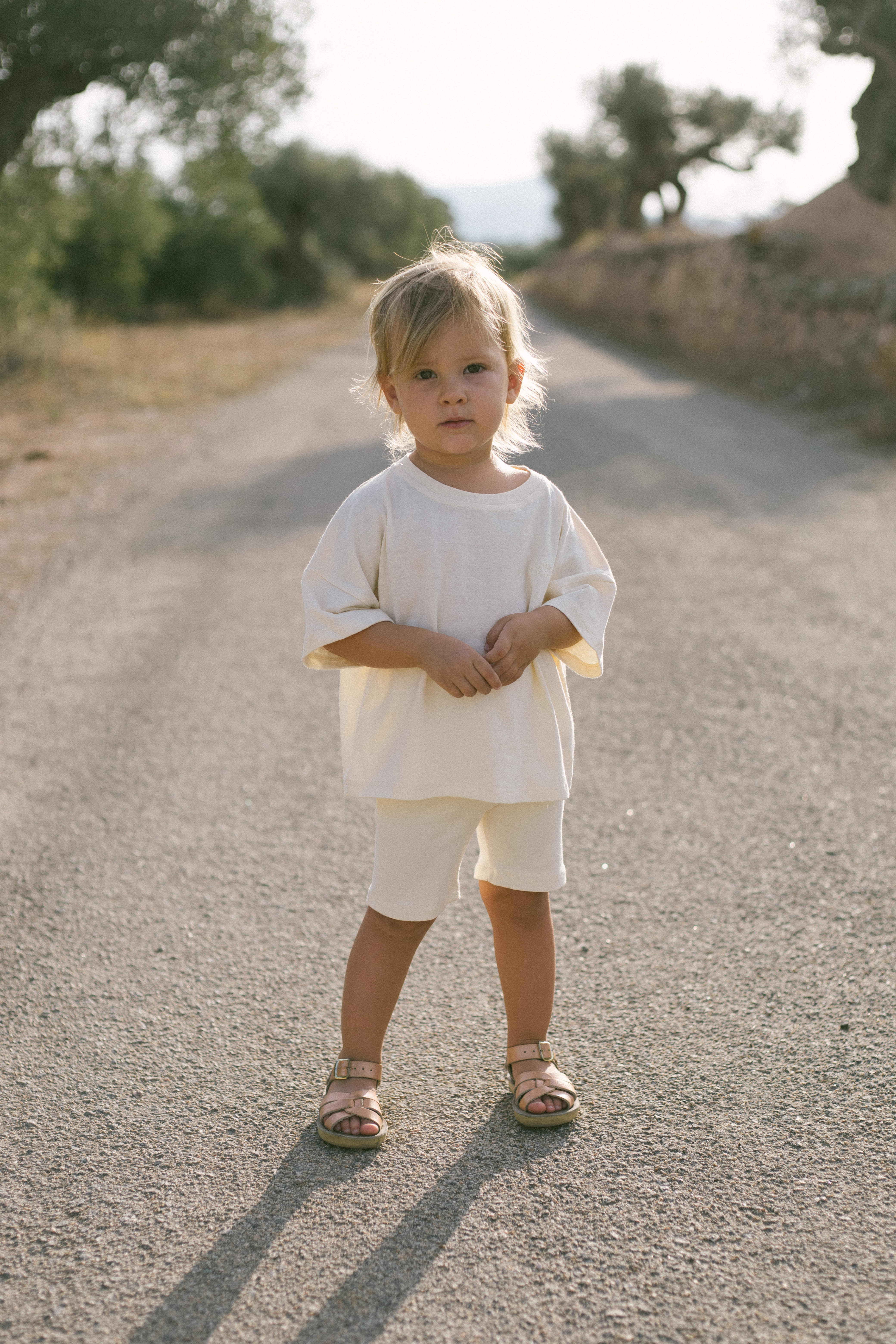 Organic cotton logo tee -Banana
