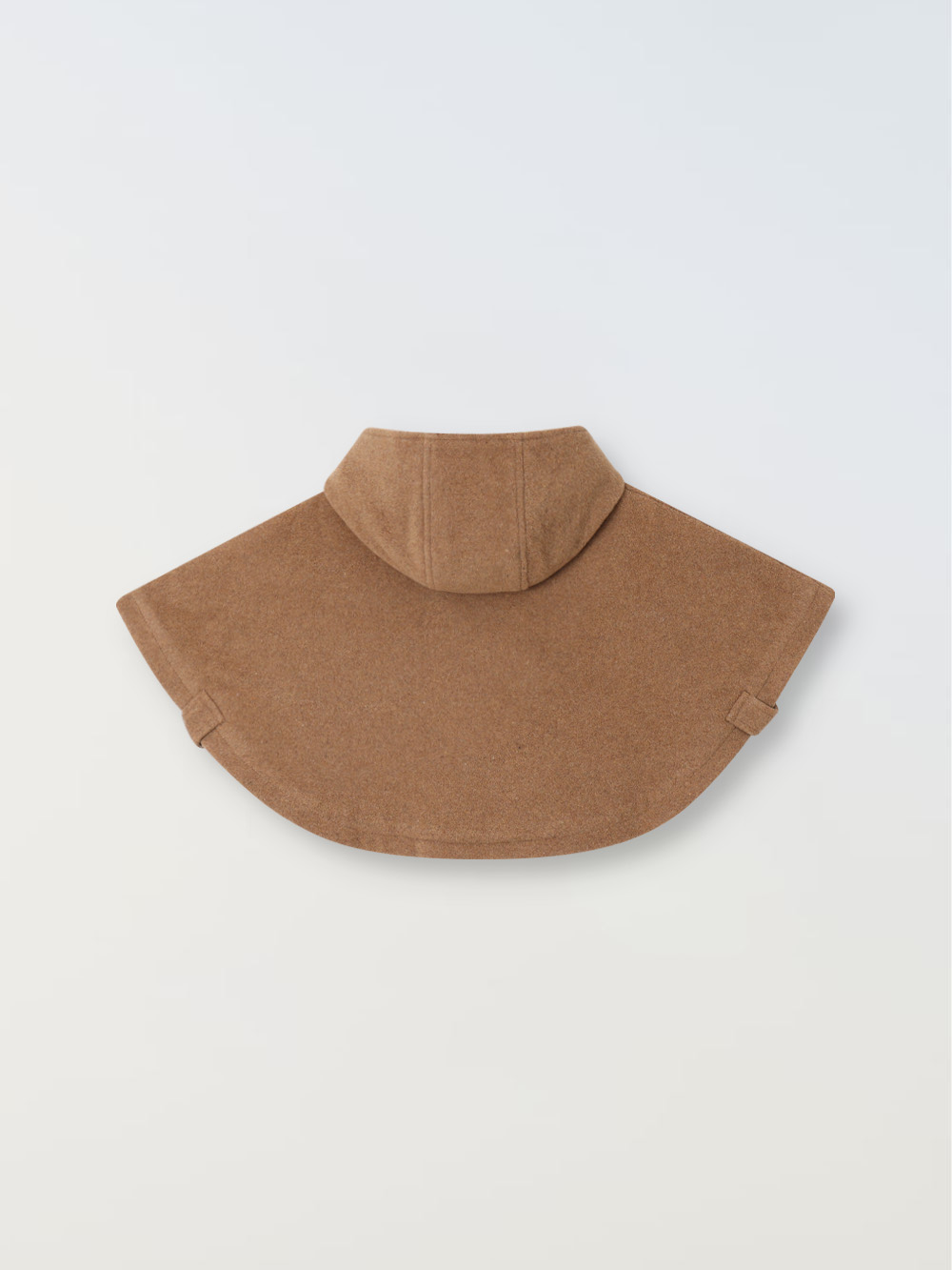 Wool cape coat - camel