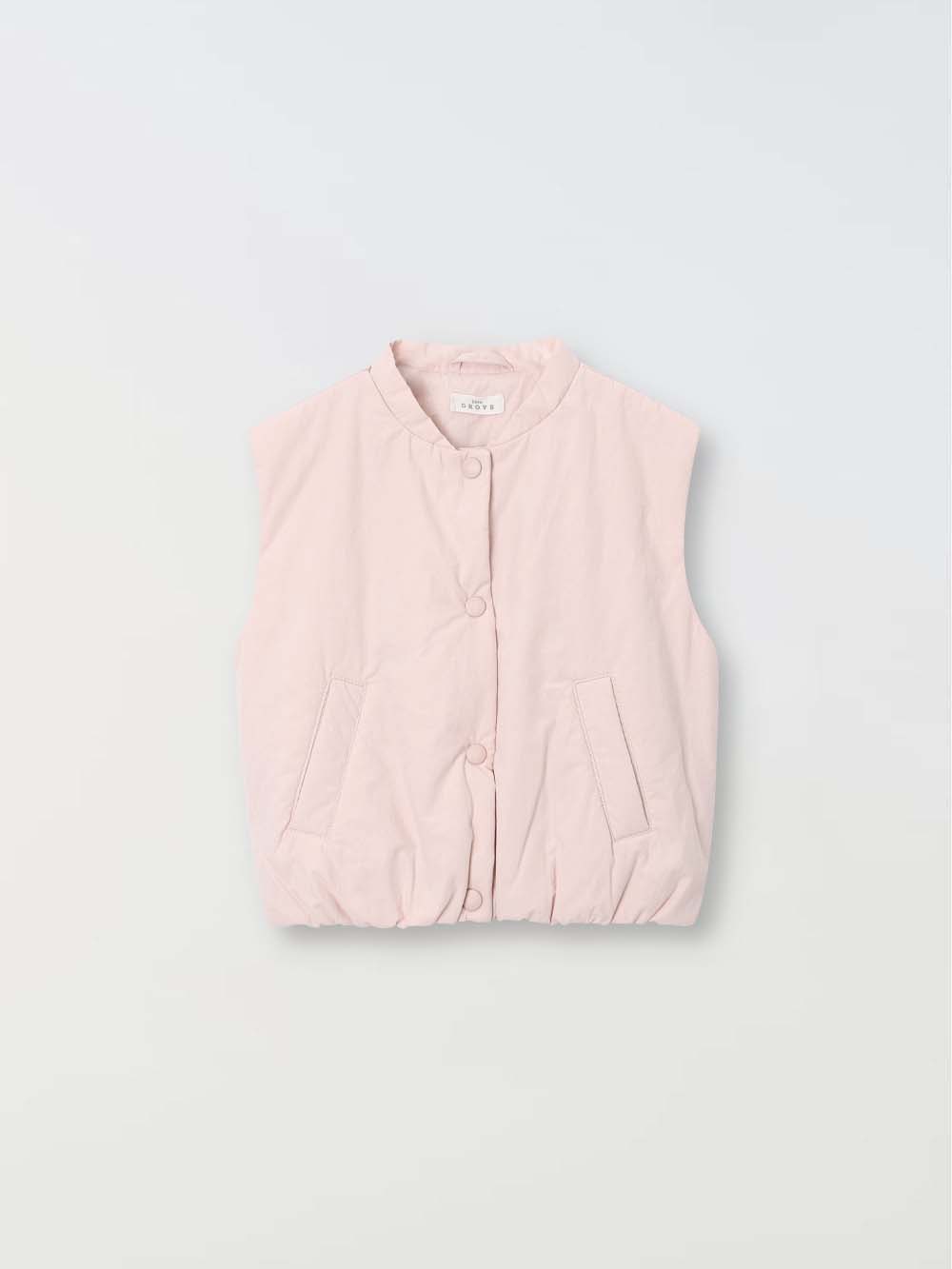 Grove puffer vest - pink