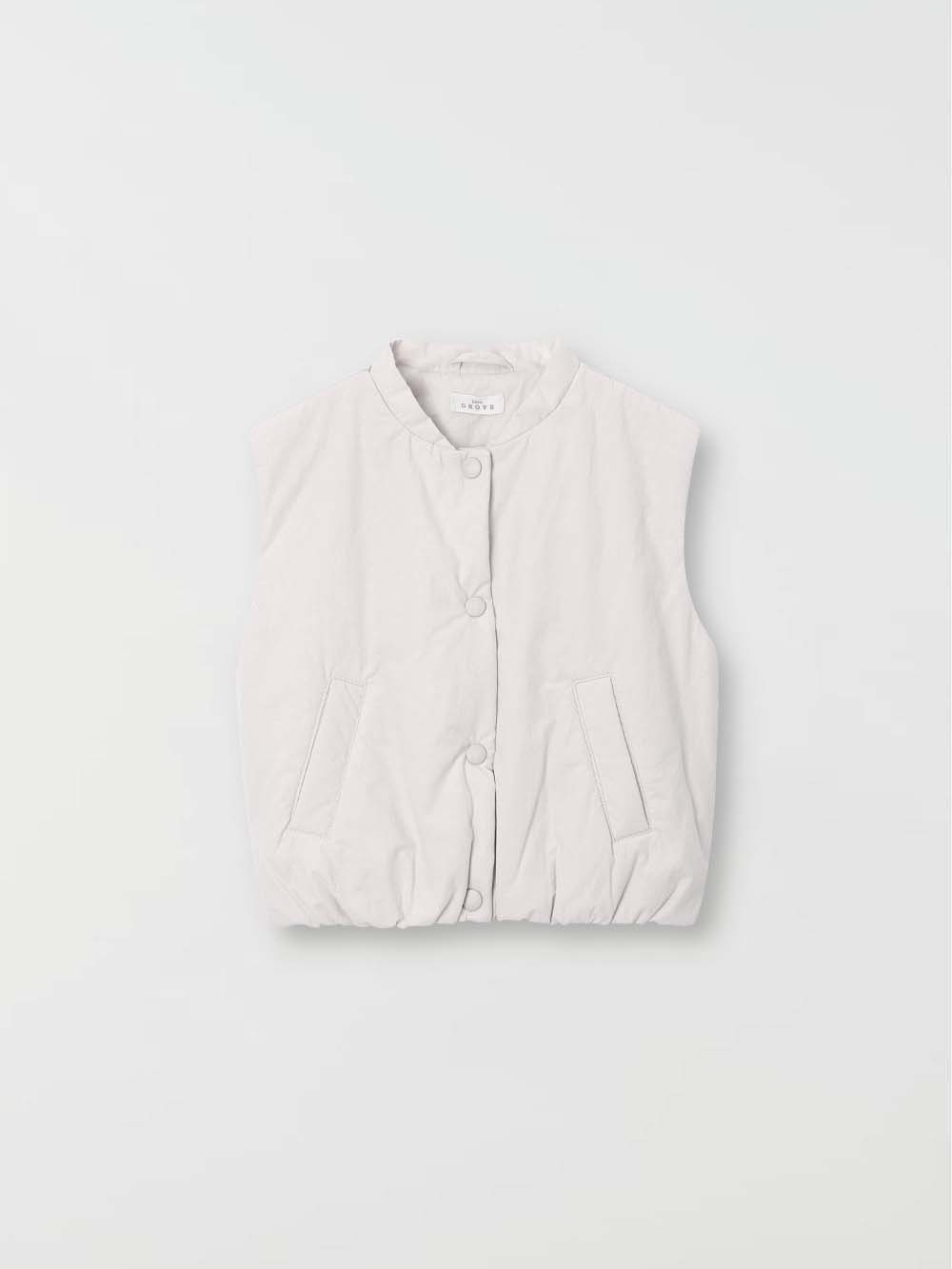 Grove puffer vest - off white