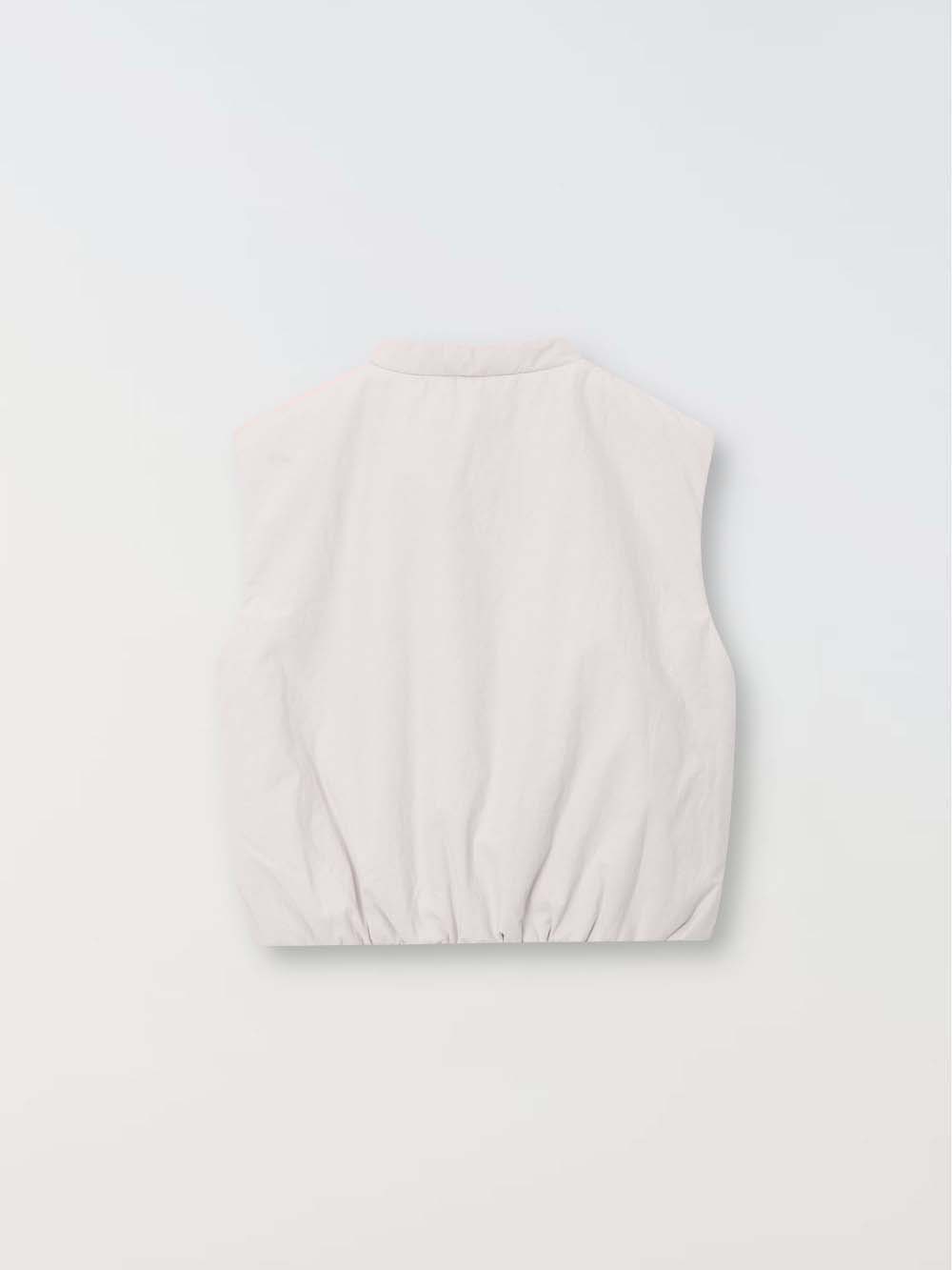 Grove puffer vest - off white