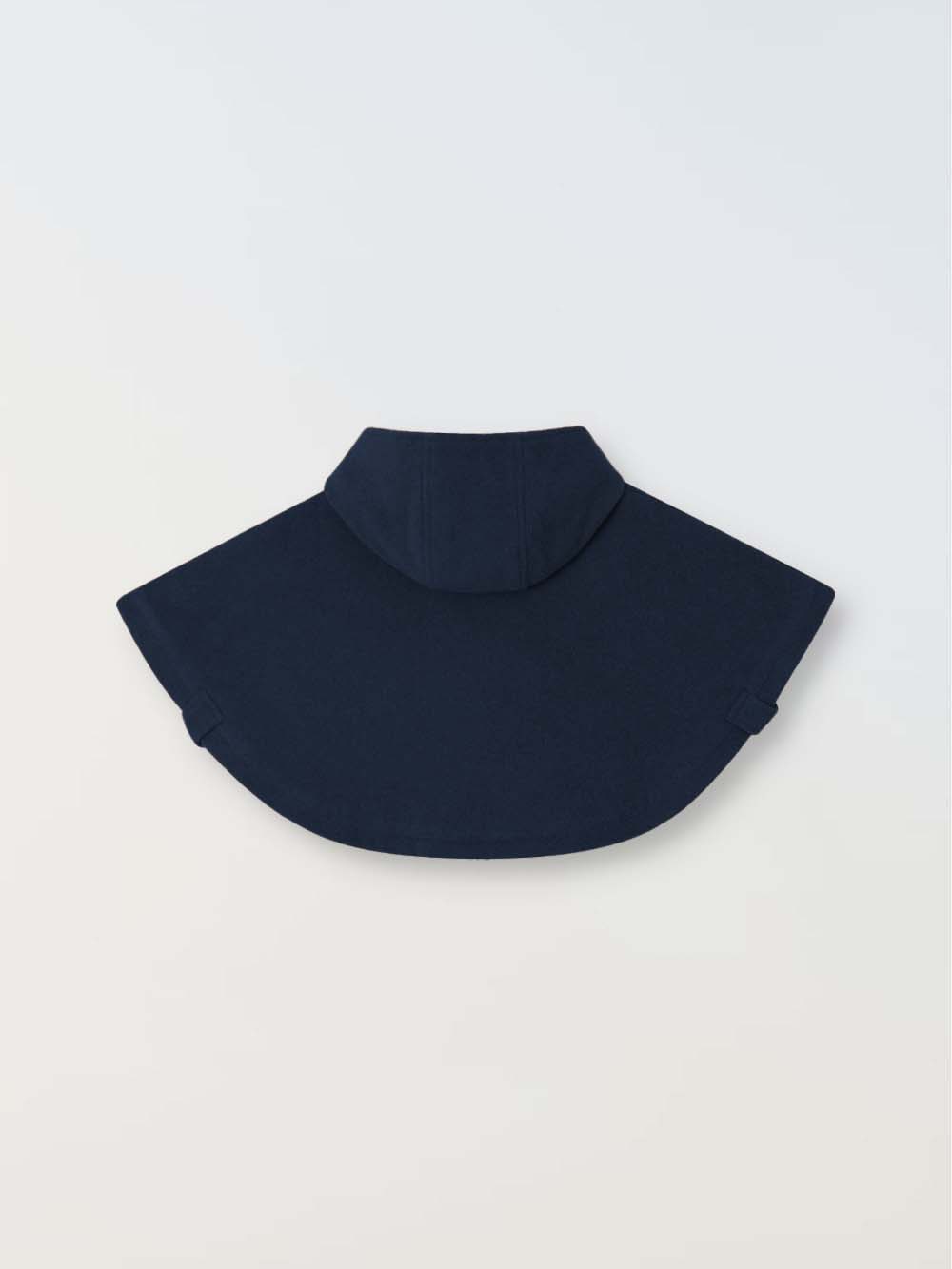 Wool cape coat - navy