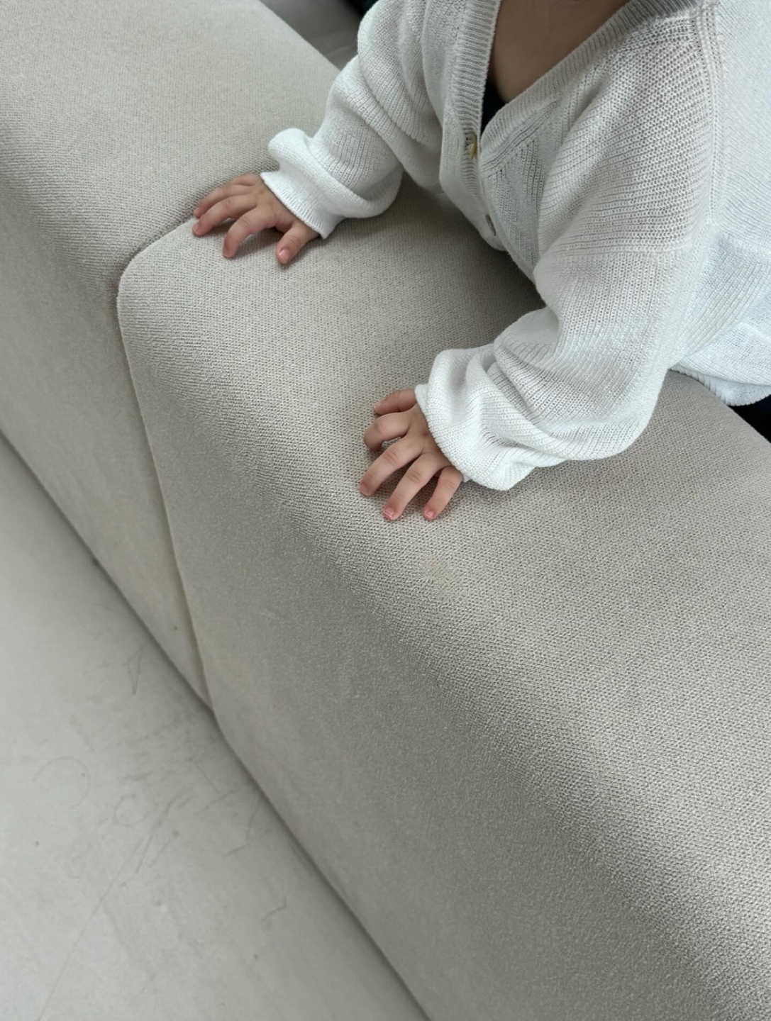 Zoey hacci cardigan - off white