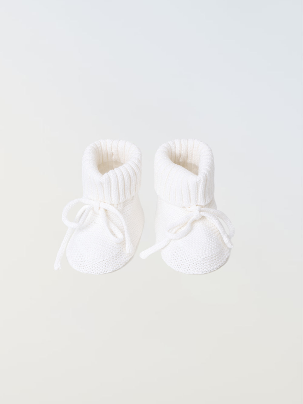 Cozy Knit Booties - Off white
