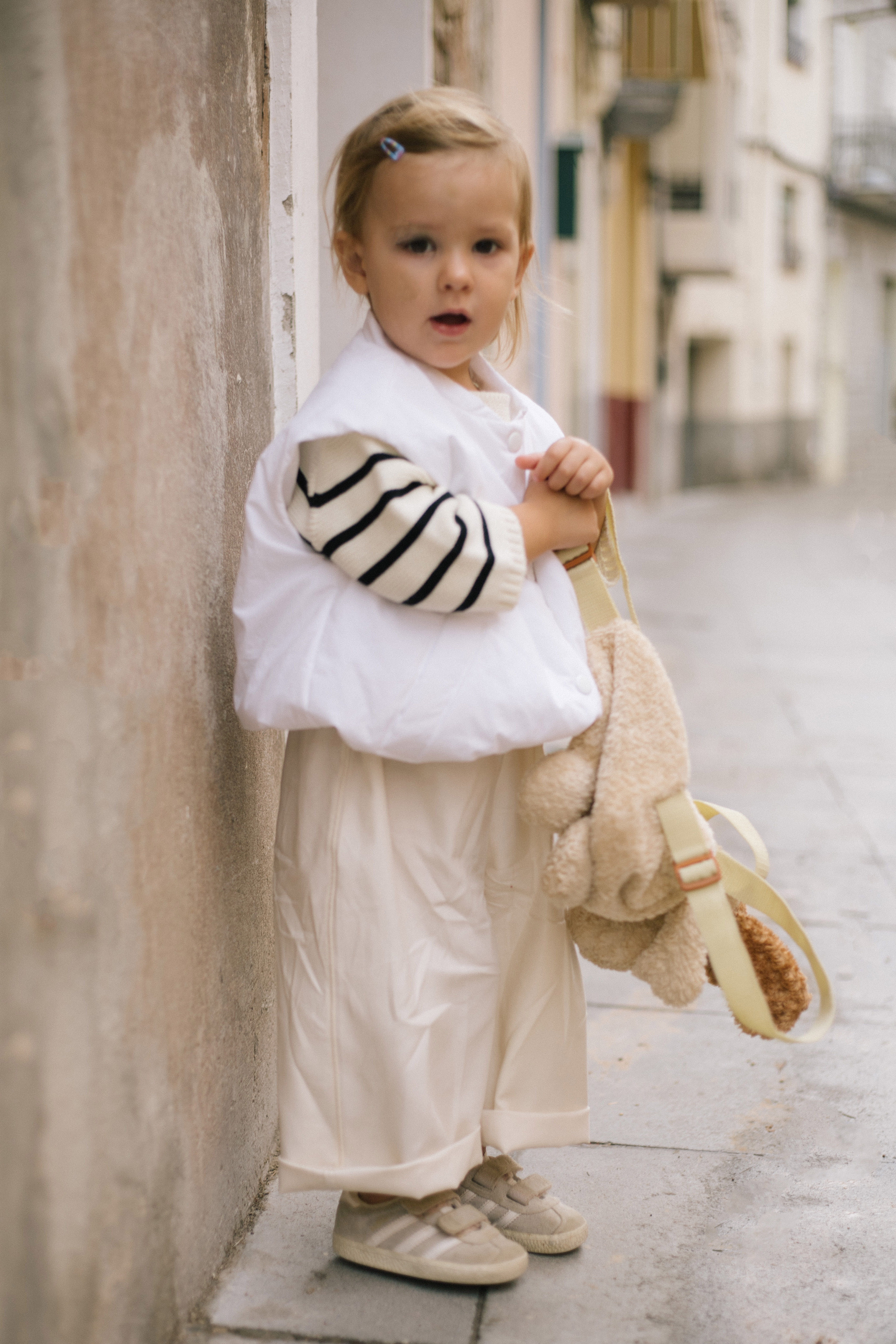 Grove puffer vest - off white