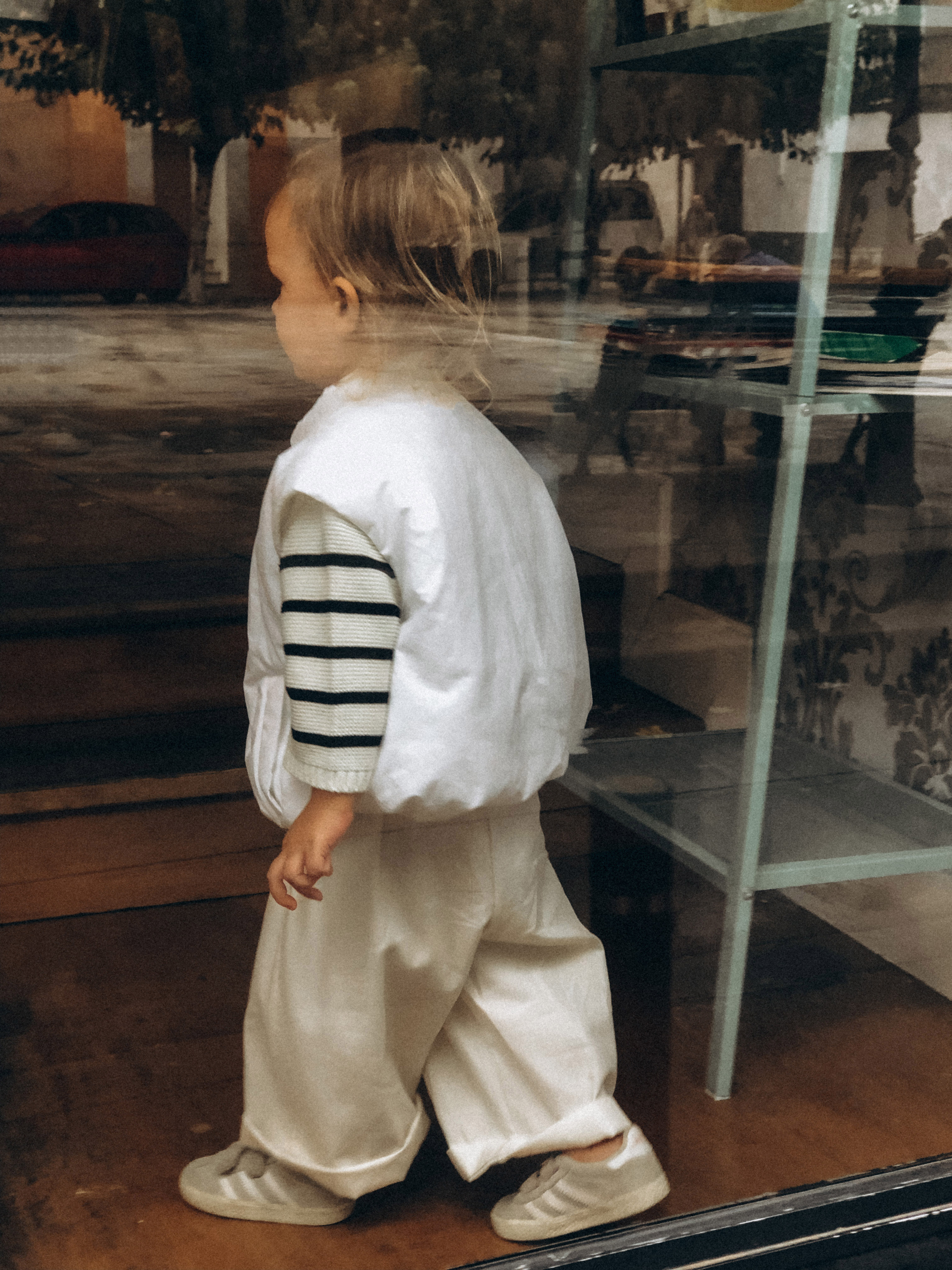 Grove puffer vest - off white