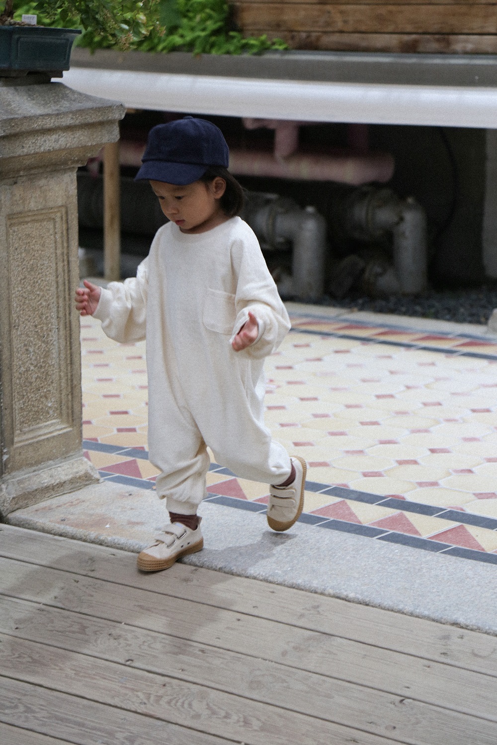 Teddy jumpsuit - Cream