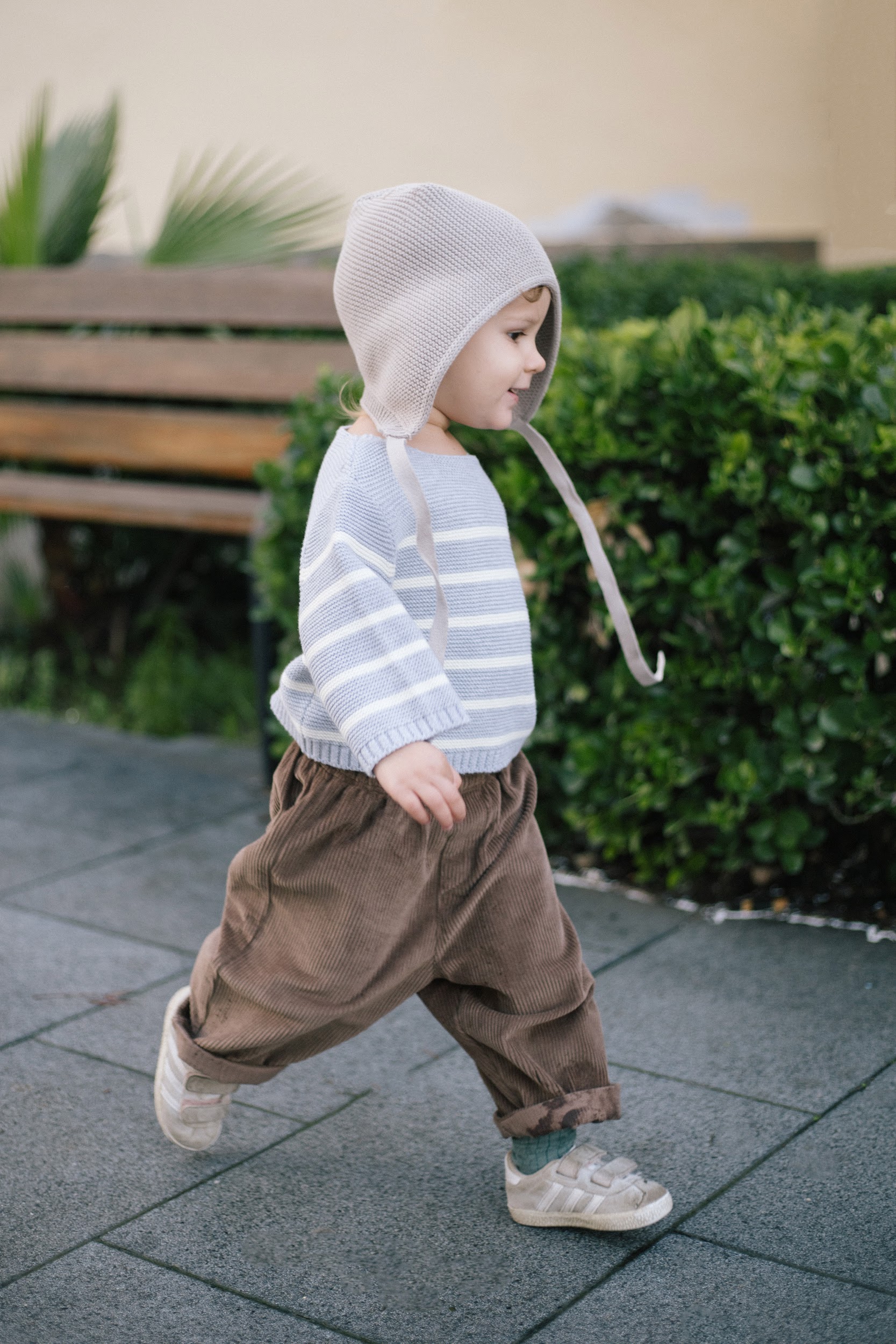 Corduroy baggy - brown