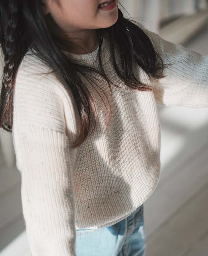 Cotton candy pullover - cream