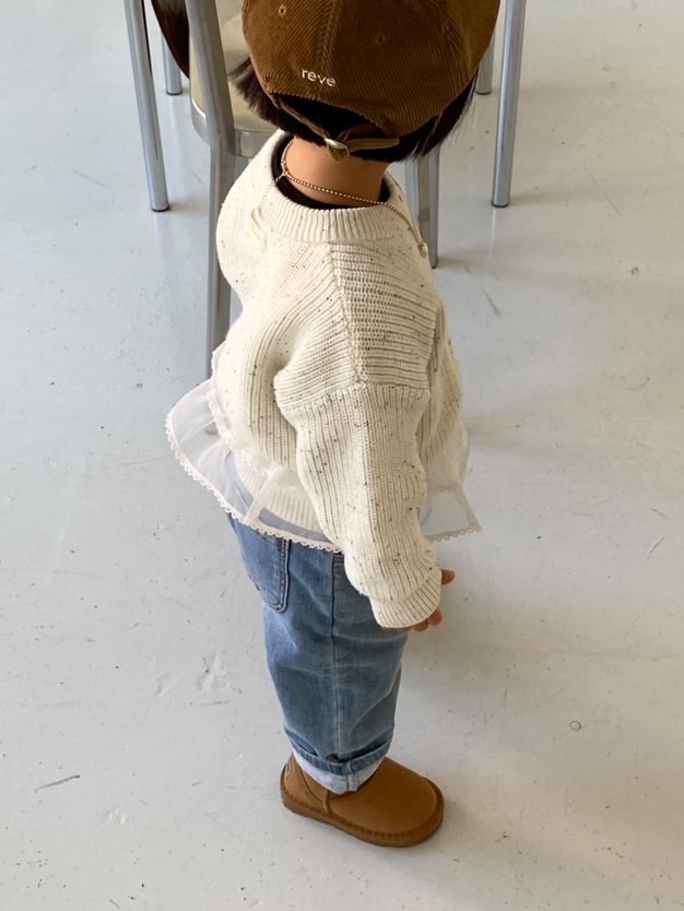 Cotton candy pullover - cream