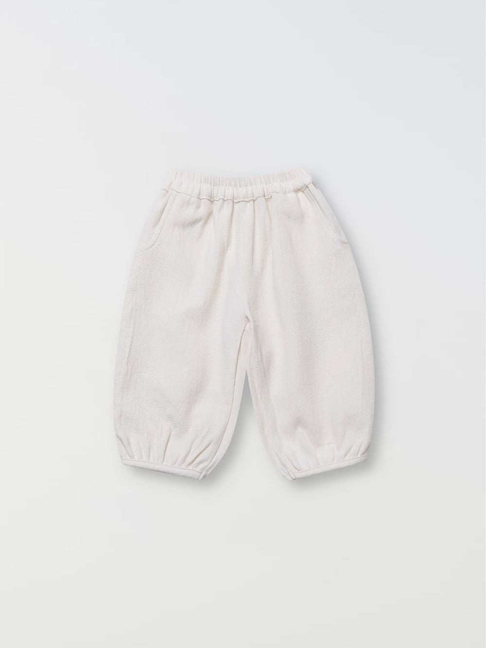 Cotton Baggy Trousers - natural