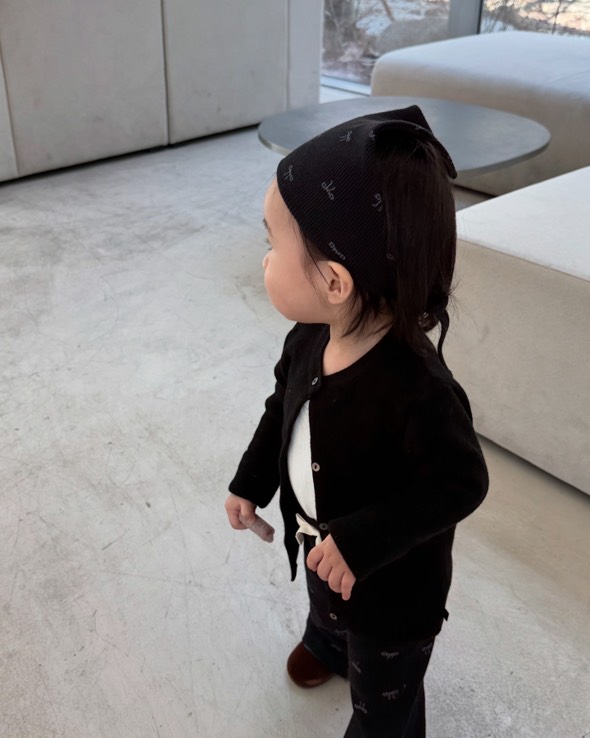 Belle hair kerchief - black